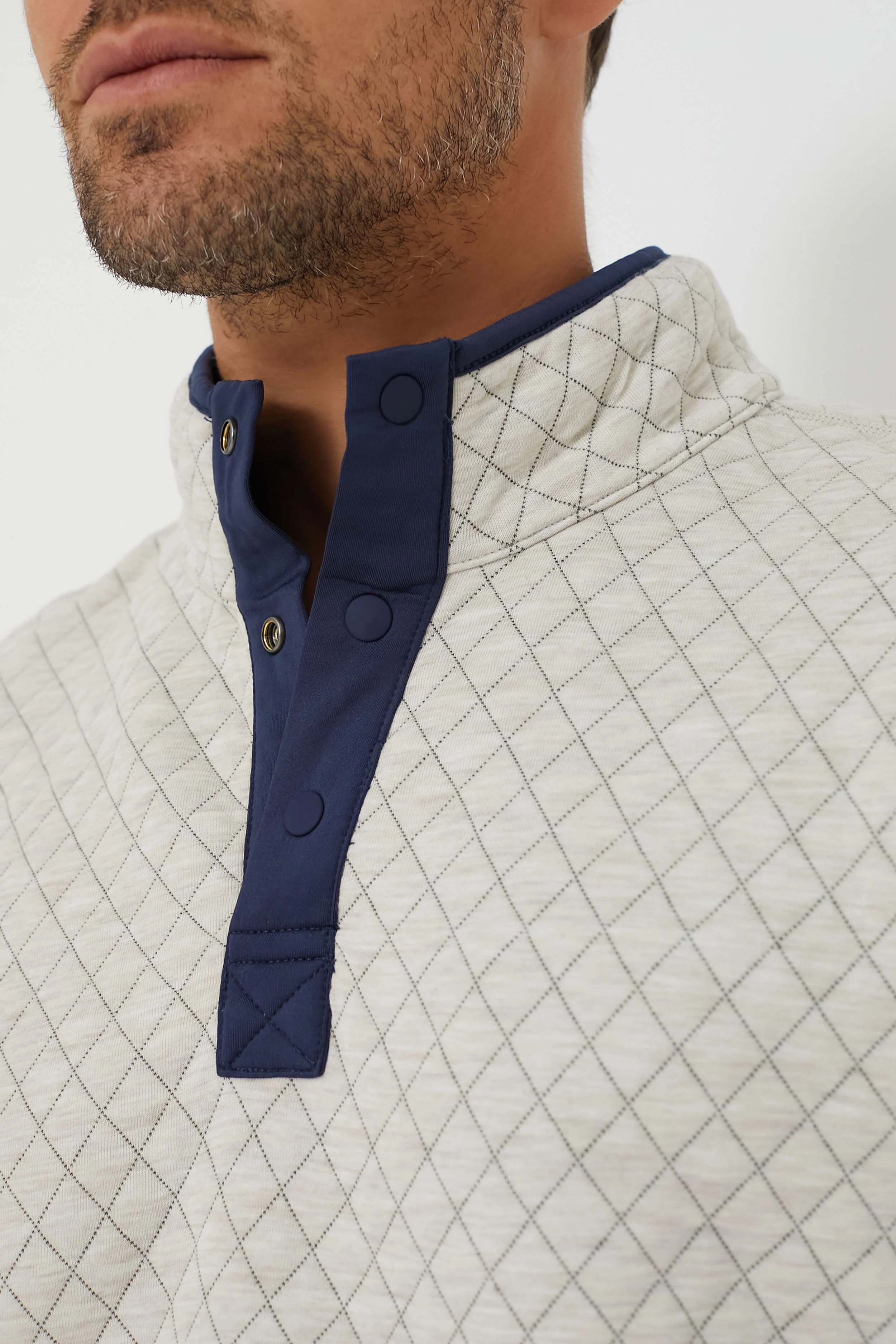 Green Oat Heather Corbet Reversible Pullover - Image 8
