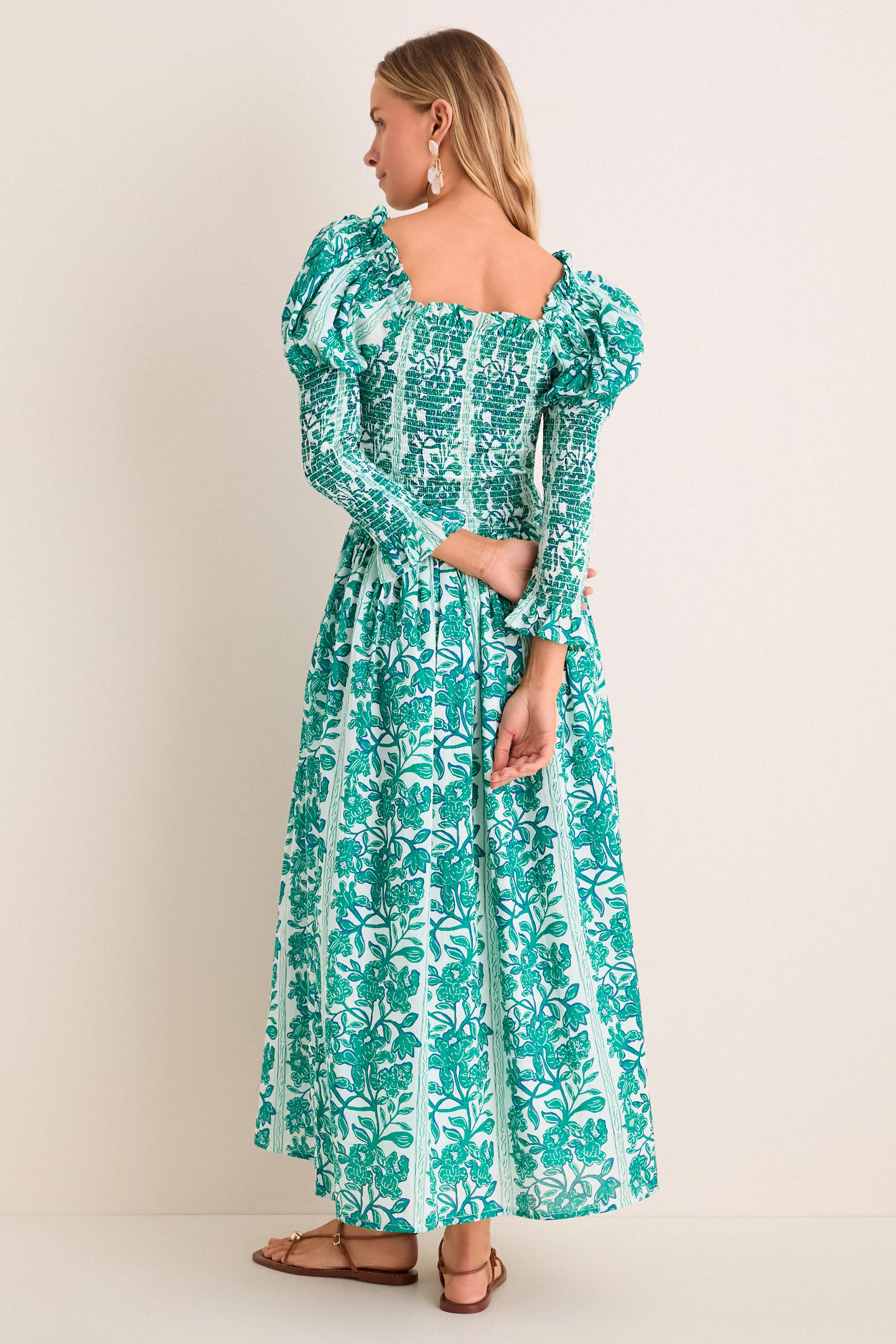 Green Serendipia Jocelyn Maxi Dress - Image 4