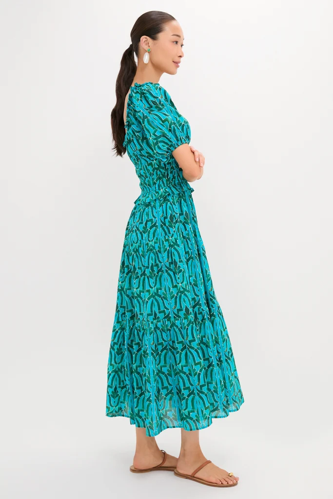 Green Soraya Percy Midi Dress - Image 3
