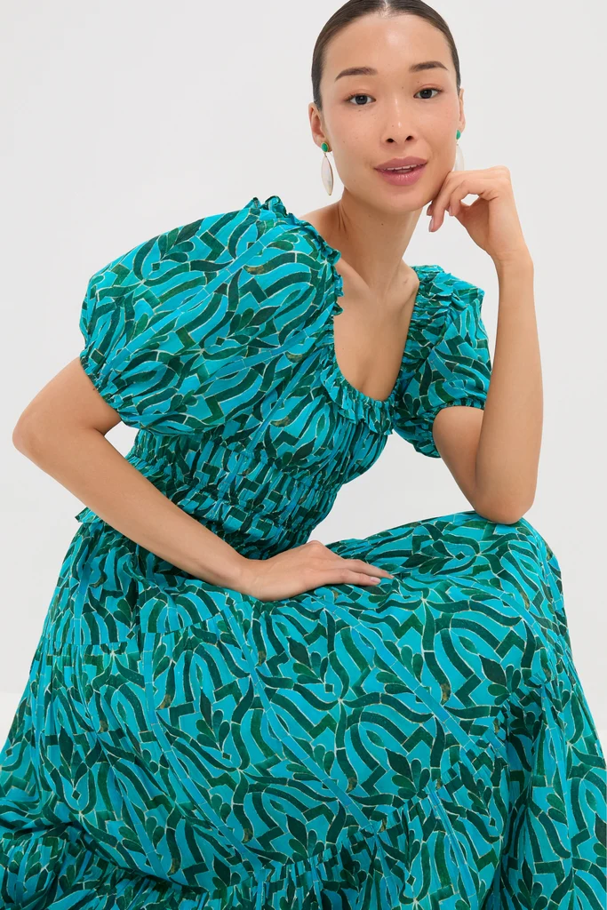 Green Soraya Percy Midi Dress - Image 5