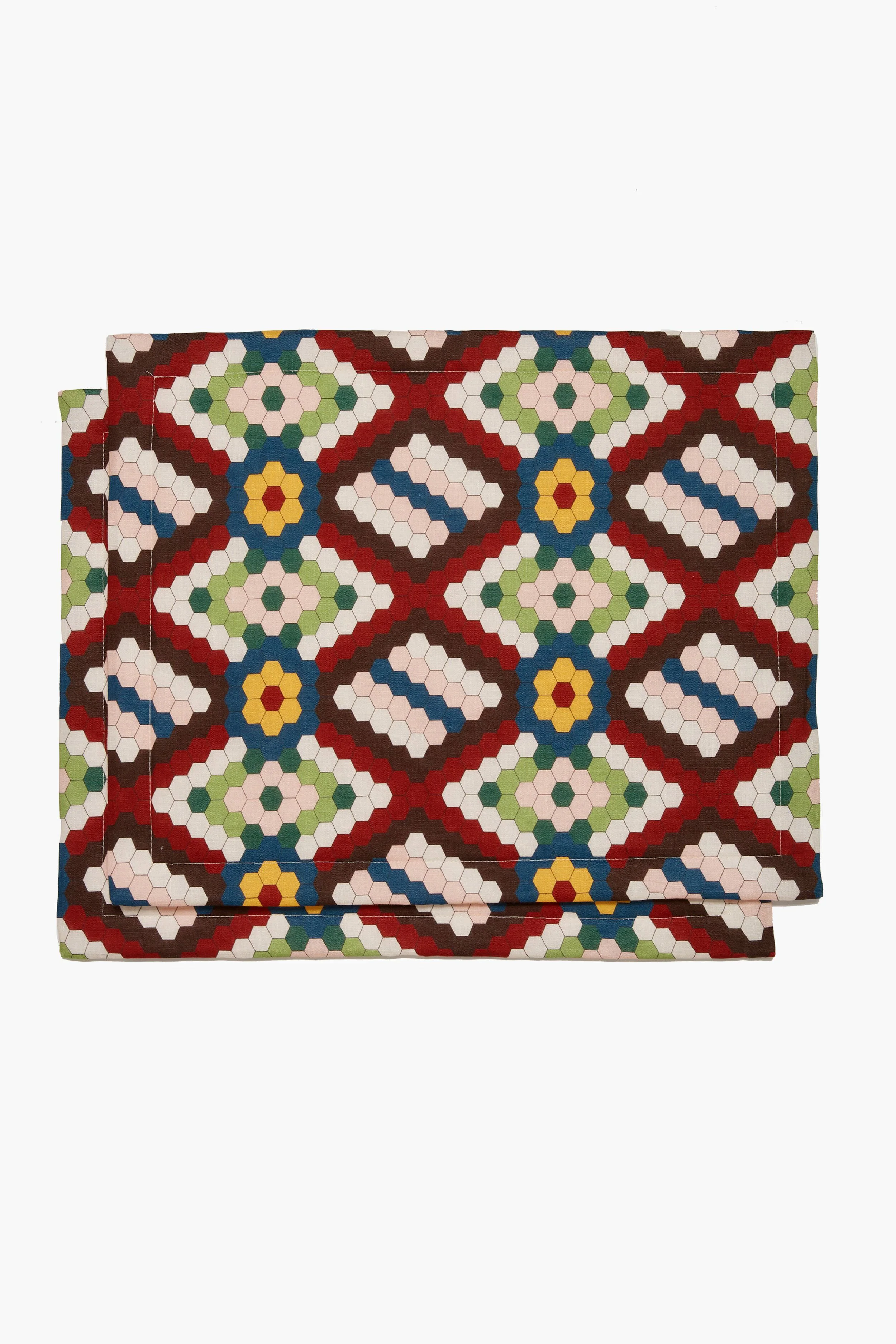 Honeycomb Tiles Tablemat Set of 2