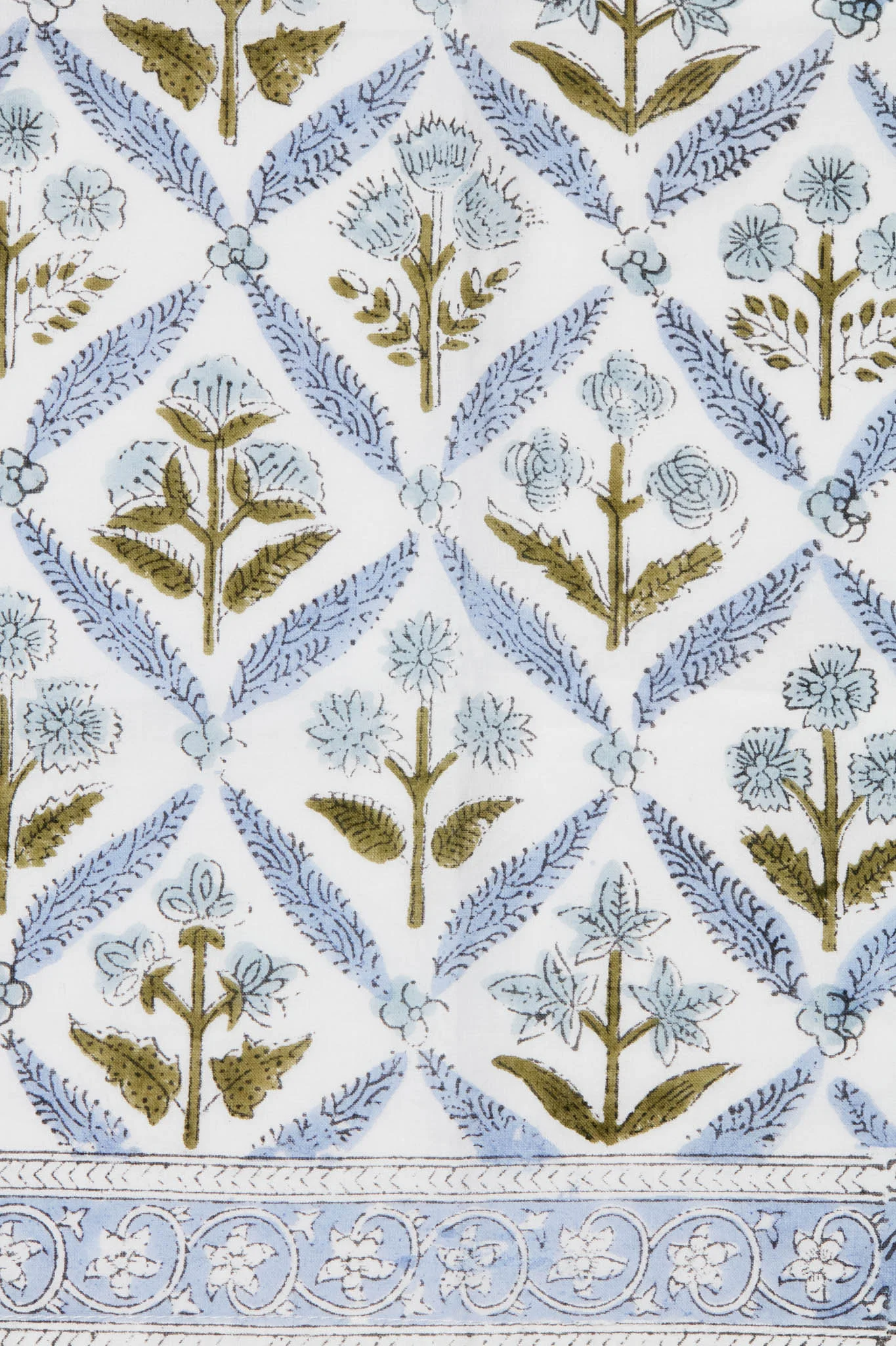 Hydrangea Blue Garden Trellis Napkins Set of 4 - Image 7
