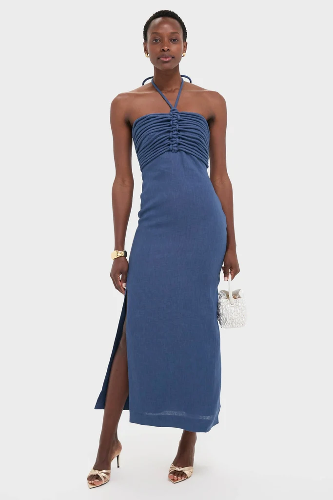 Indigo Mezcalitos Midi Dress
