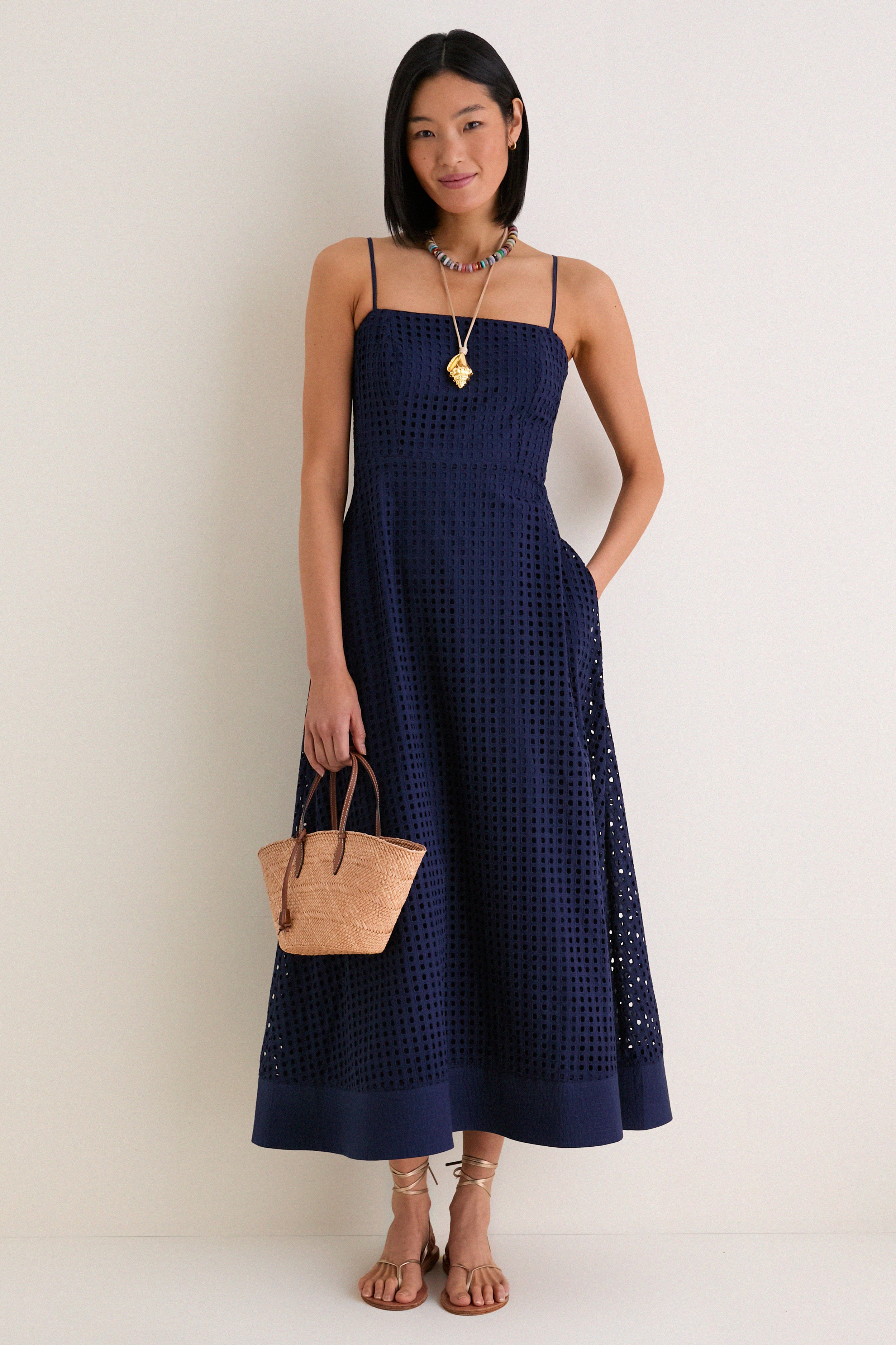 Ink Eyelet Rhea Dress - Image 3