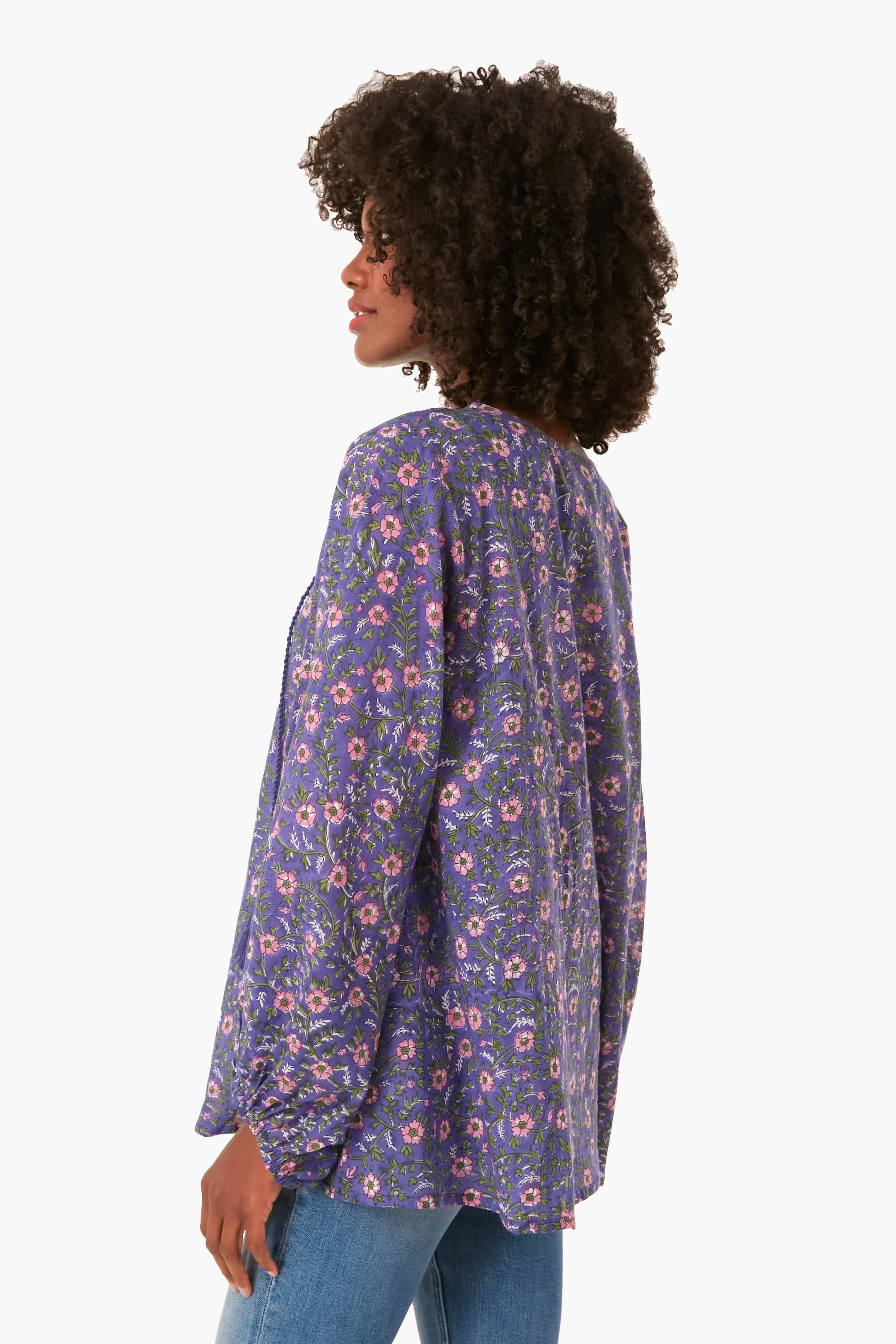 Iris Wildflower Bardot Top - Image 3