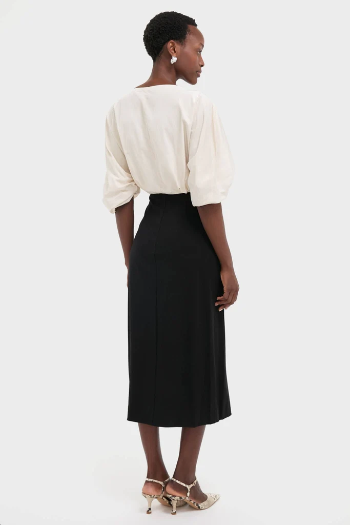 Ivory and Black Orion Dress - Image 4