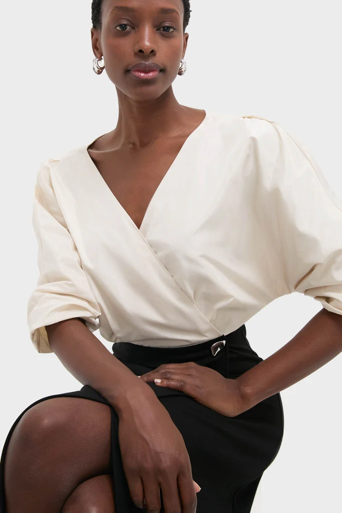 Ivory and Black Orion Dress - Image 6
