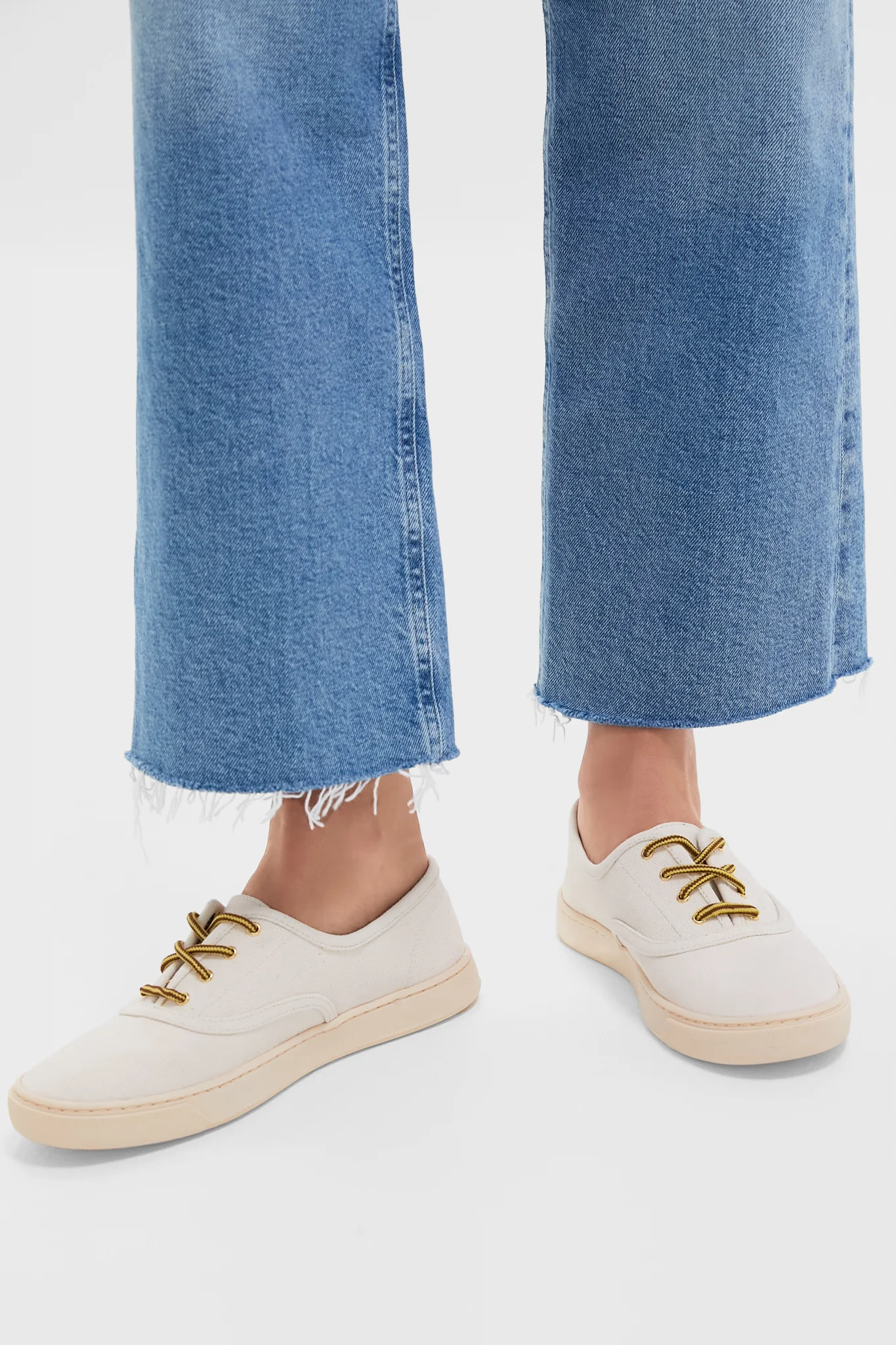 Ivory Canvas Bea Sneakers - Image 4