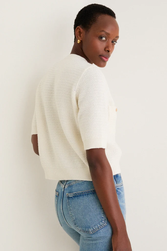 Ivory Christa Cardigan - Image 4