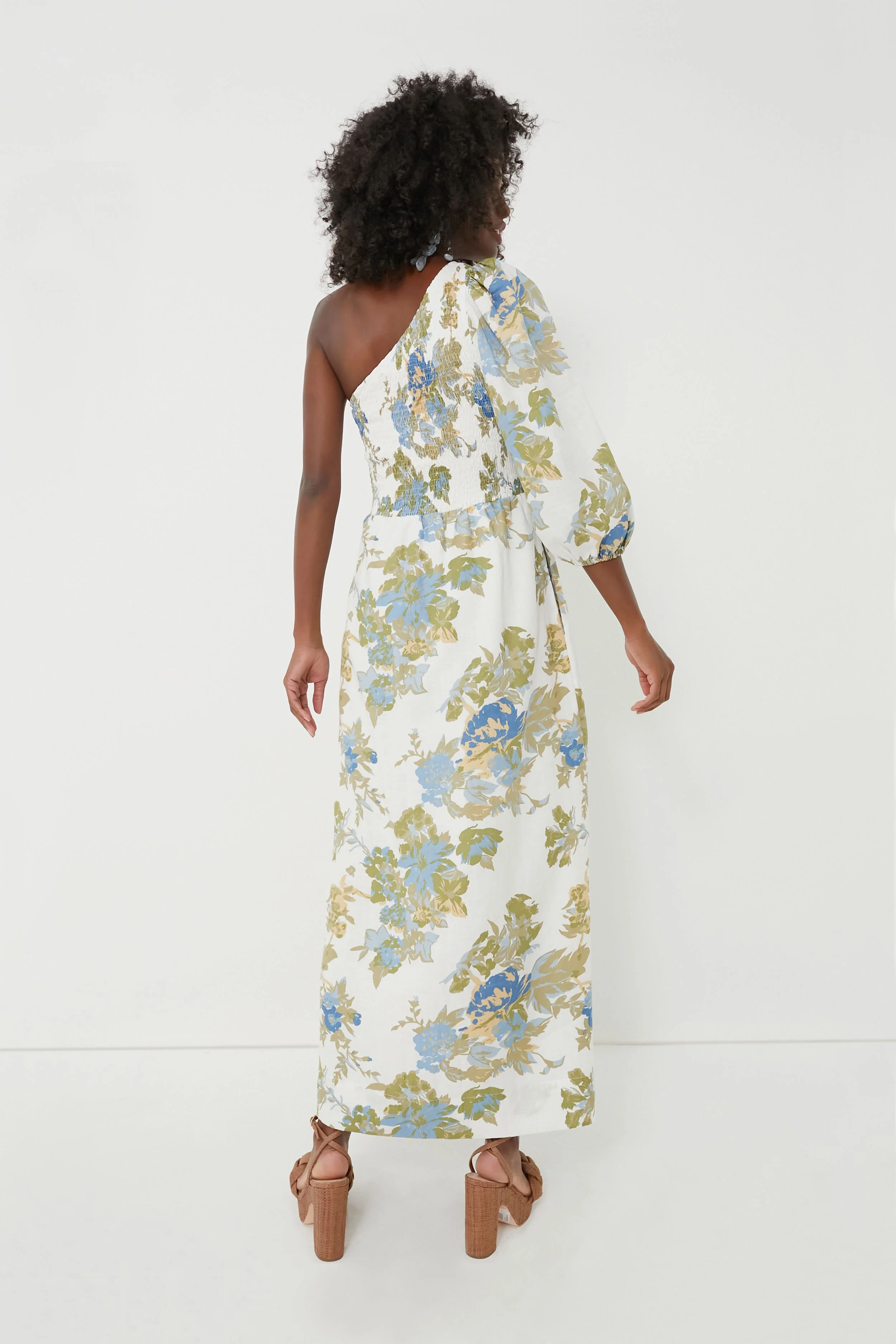 Ivory Escala Floral Anha Maxi Dress - Image 4