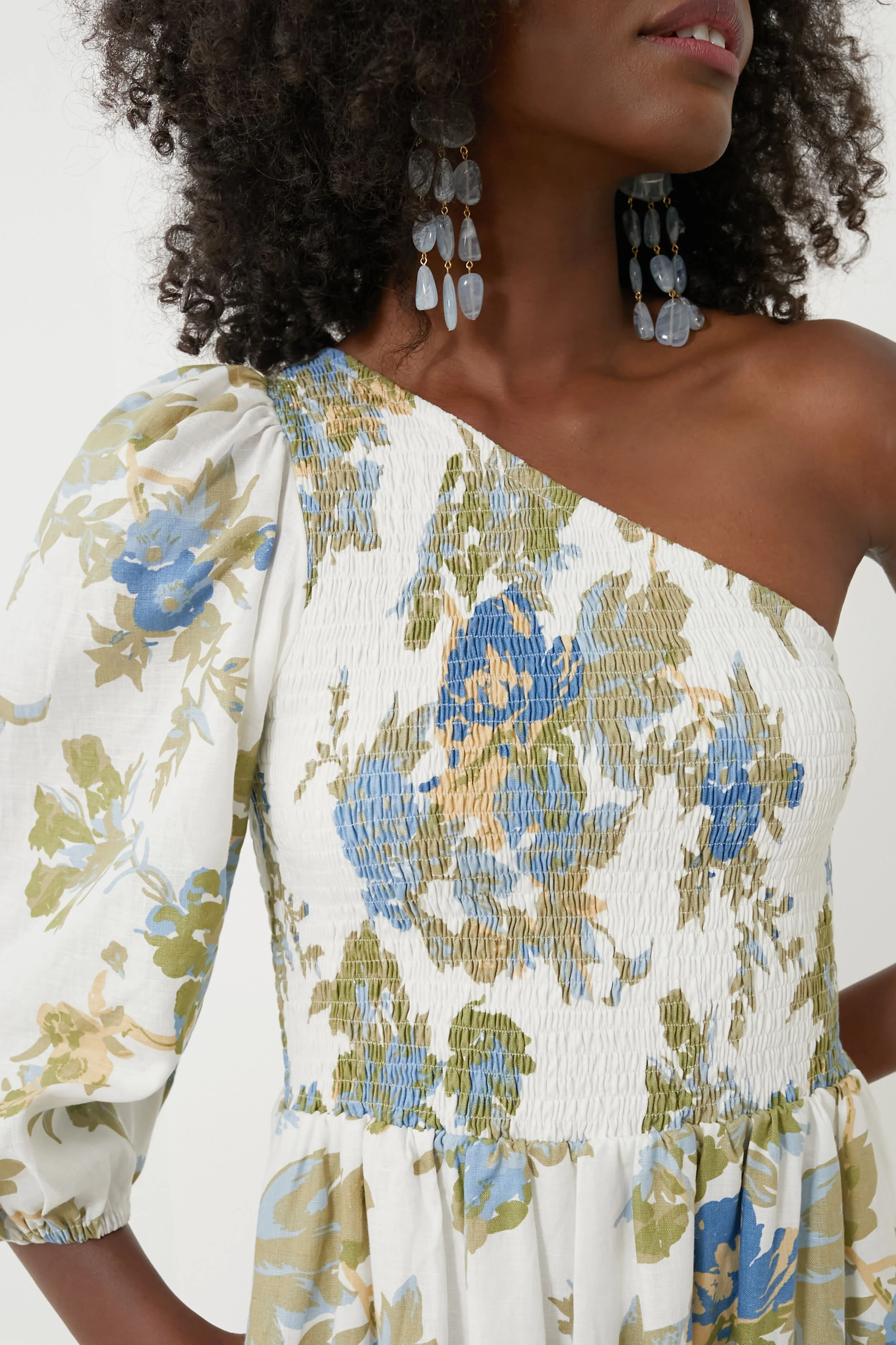 Ivory Escala Floral Anha Maxi Dress - Image 5