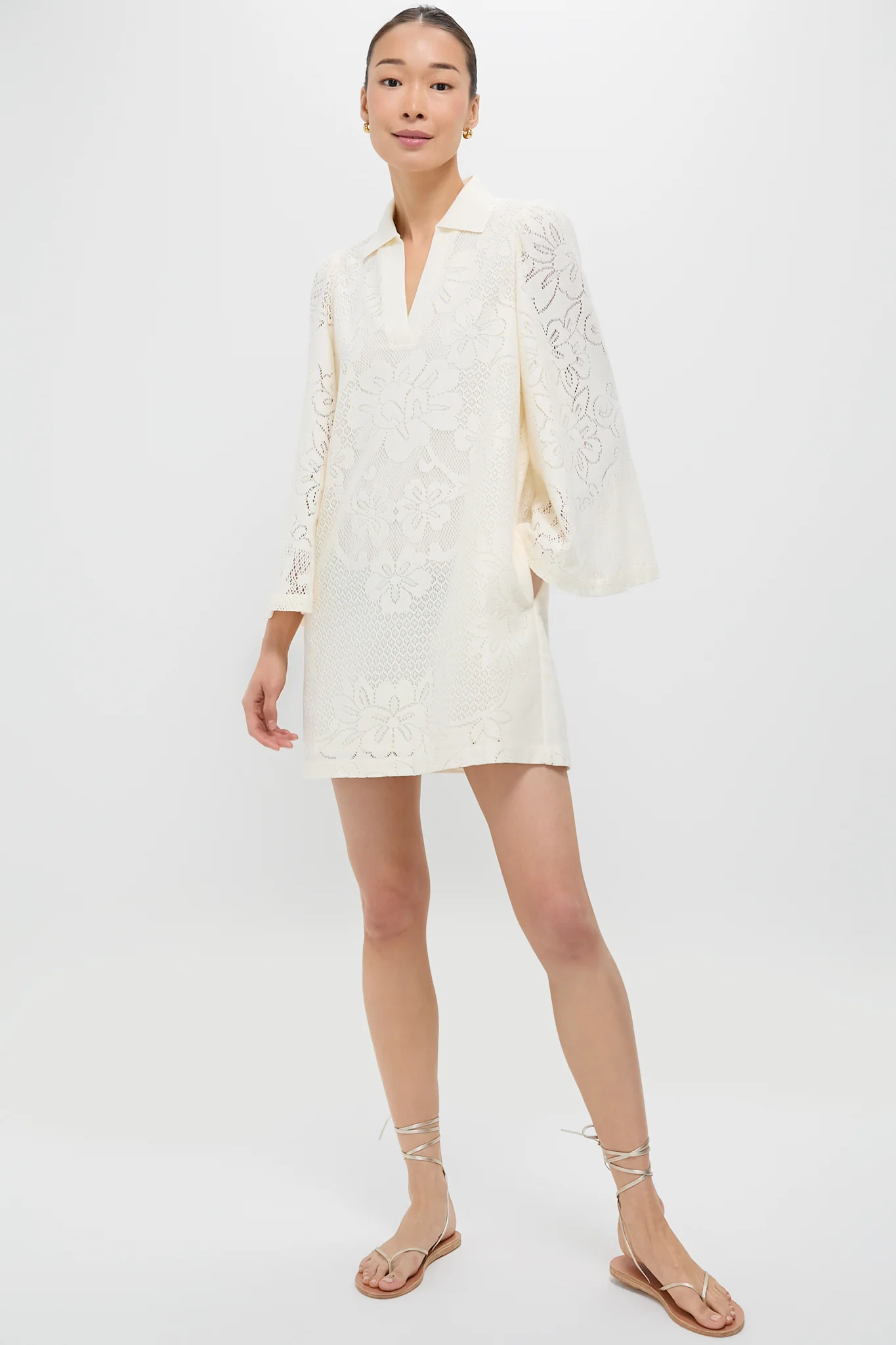 Ivory Lace Courtney Dress - Image 6