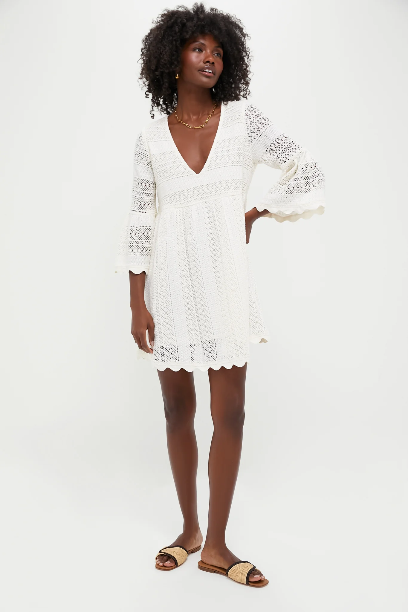 Ivory Lace Linnea Dress - Image 6
