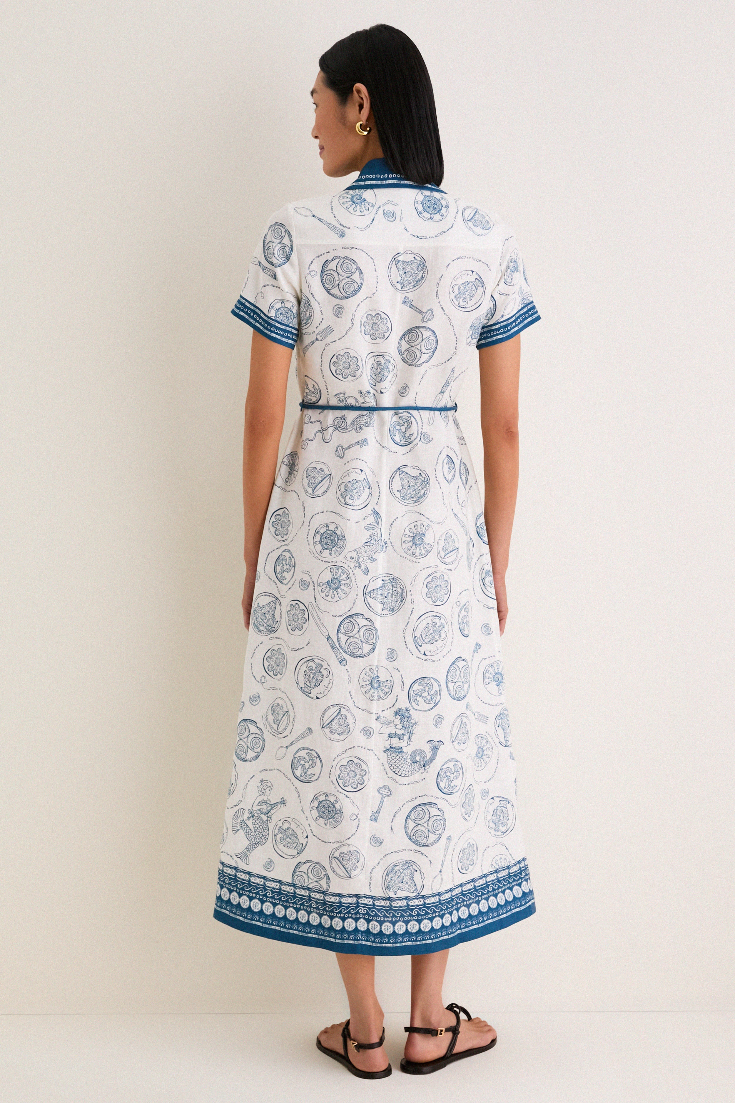 Ivory Lucky Shirt Dress - Image 4