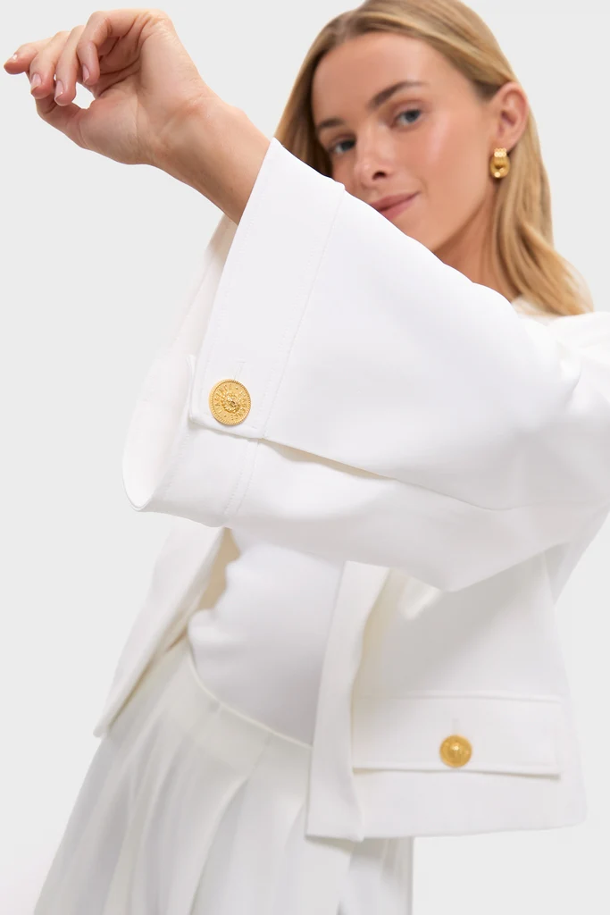 Ivory Nixie Wide Sleeve Cardi Jacket - Image 7
