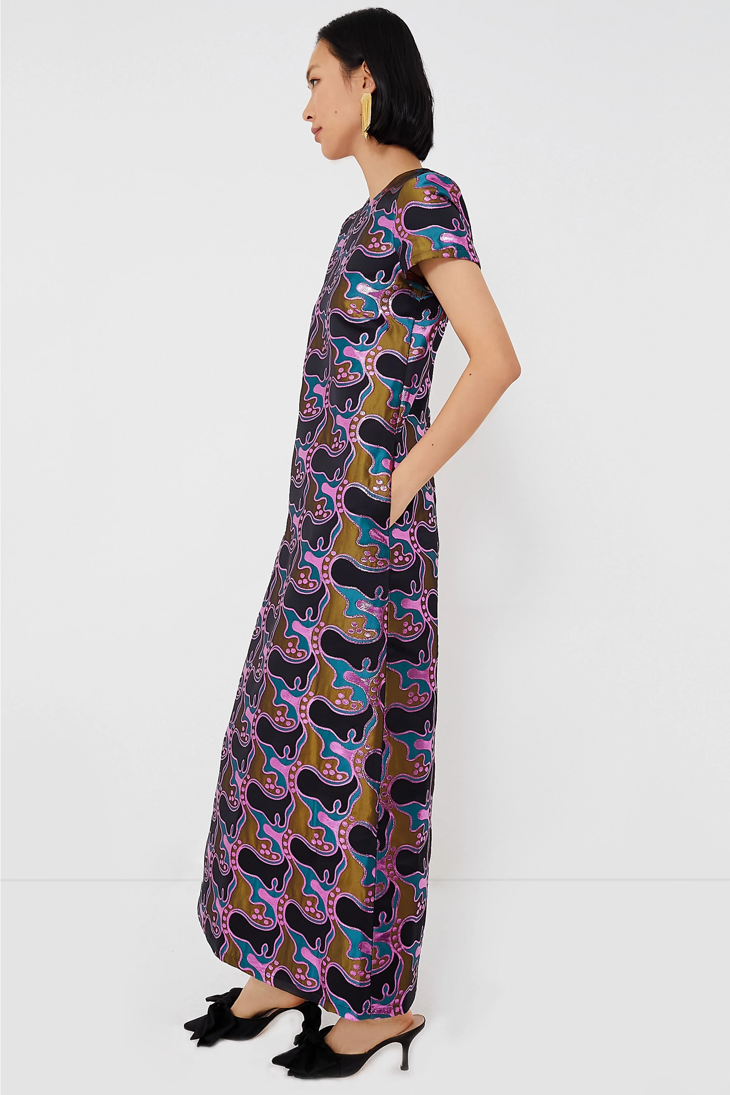 Jacquard Spritz Swing Dress - Image 3