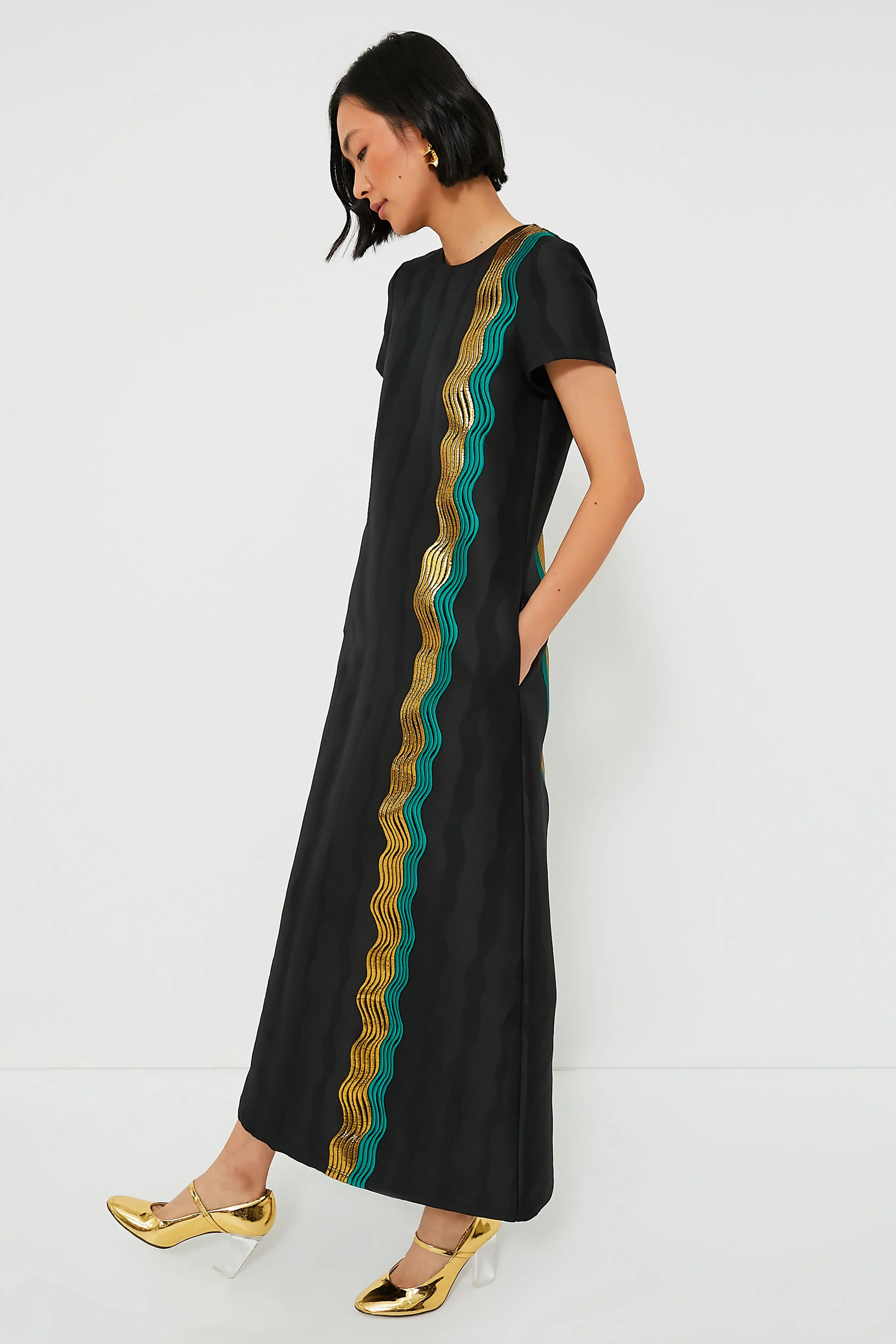 Jacquard The Nile Swing Dress - Image 3