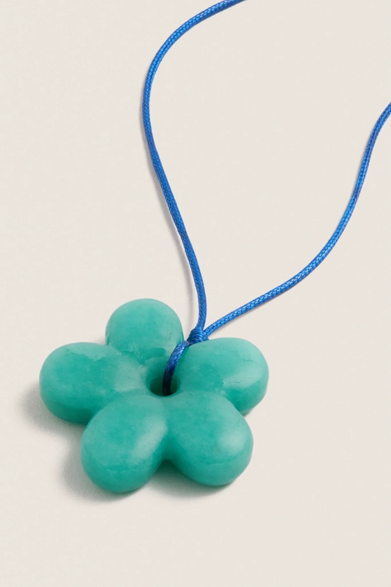 Jade Semi Precious Floral Amelie Necklace - Image 4