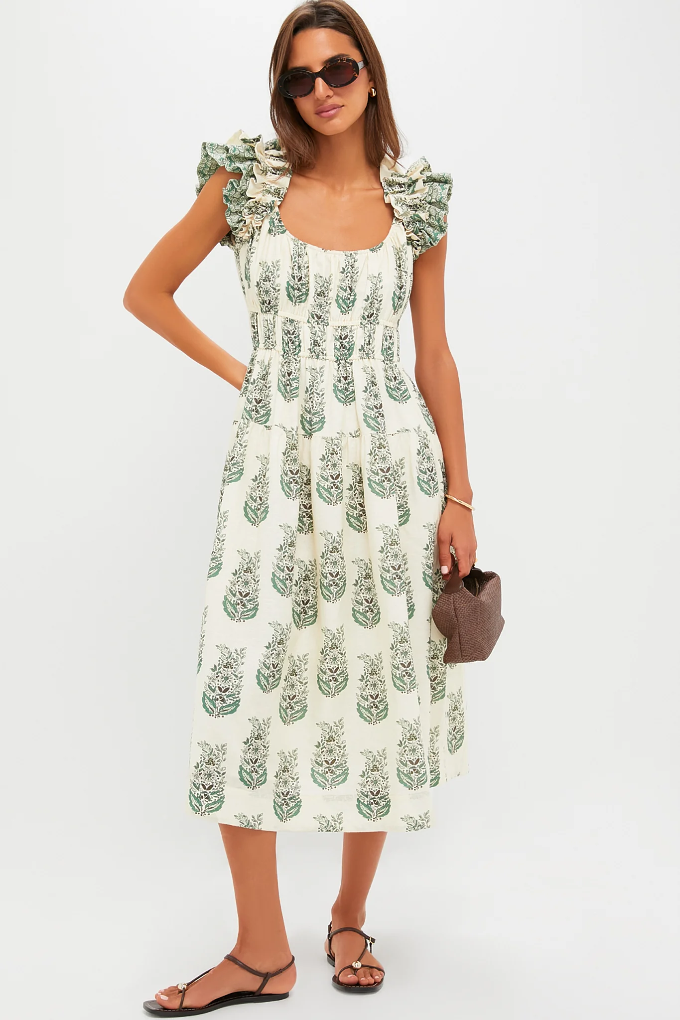 Jade Terrace Cotton Linen Liana Dress - Image 2