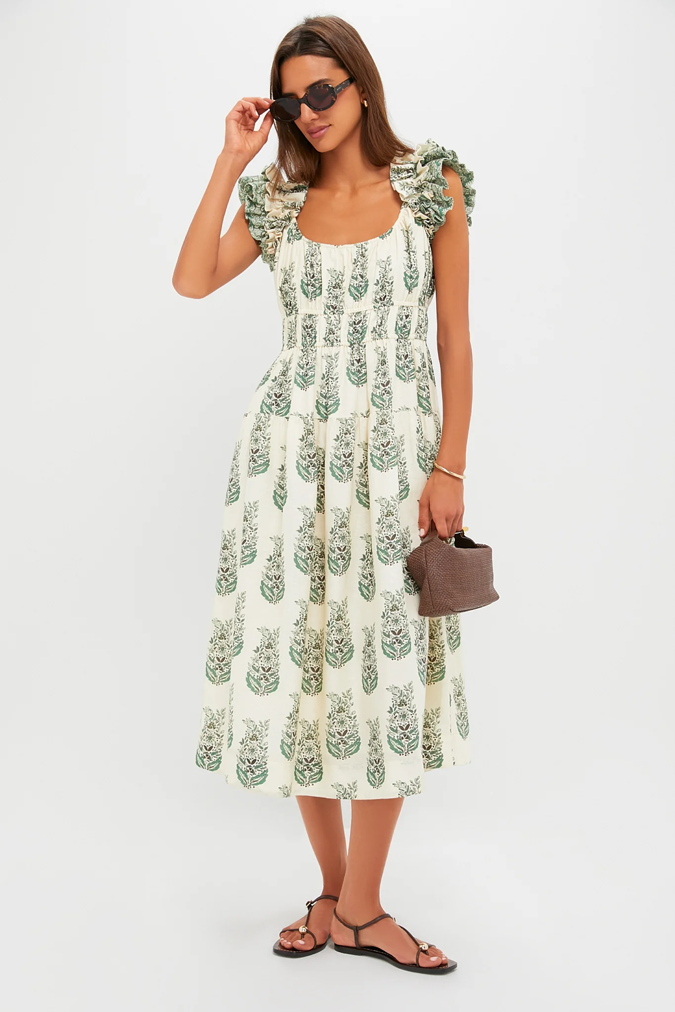 Jade Terrace Cotton Linen Liana Dress - Image 6
