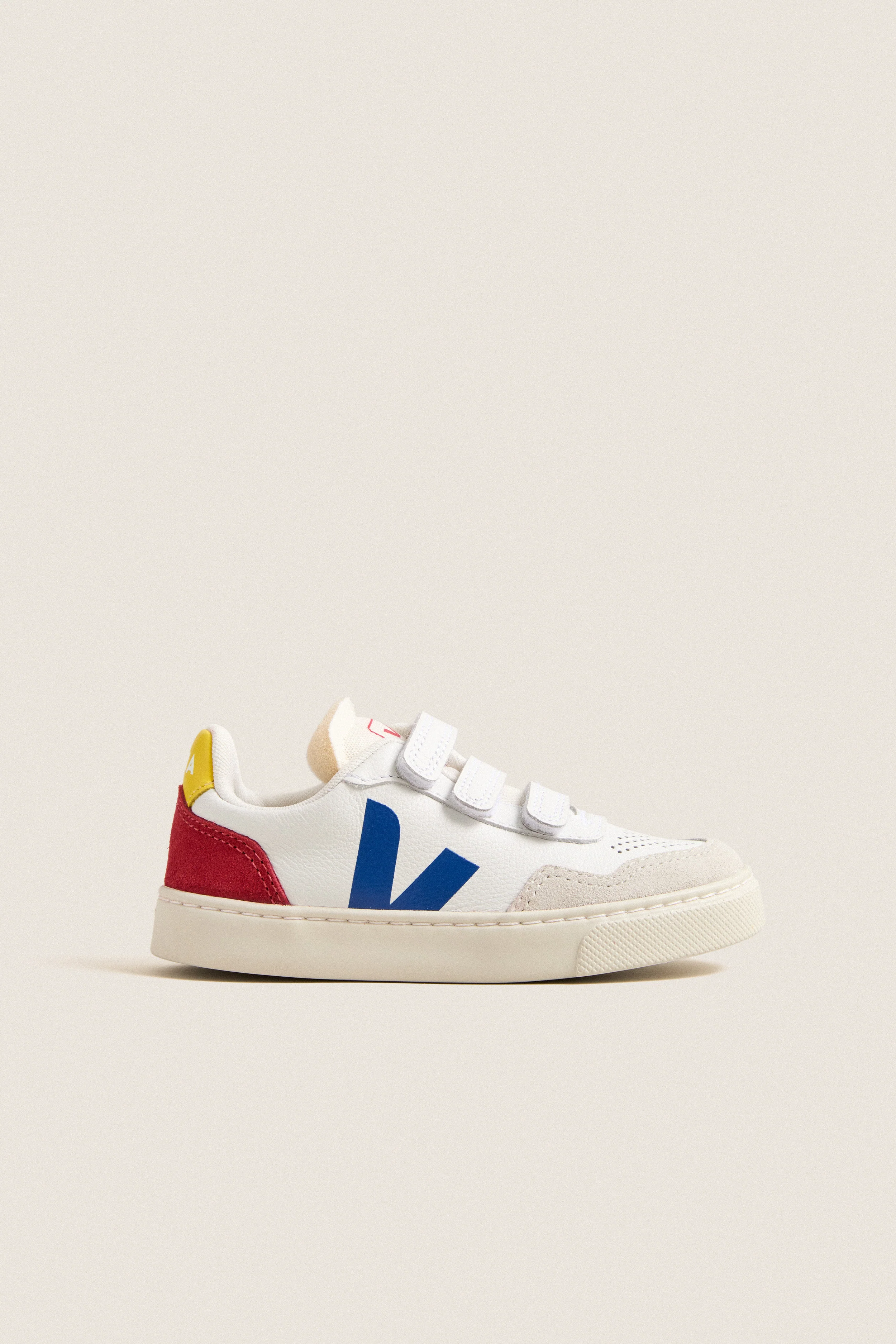 Kids White Indigo Pepper Small V-90 Sneakers - Image 2