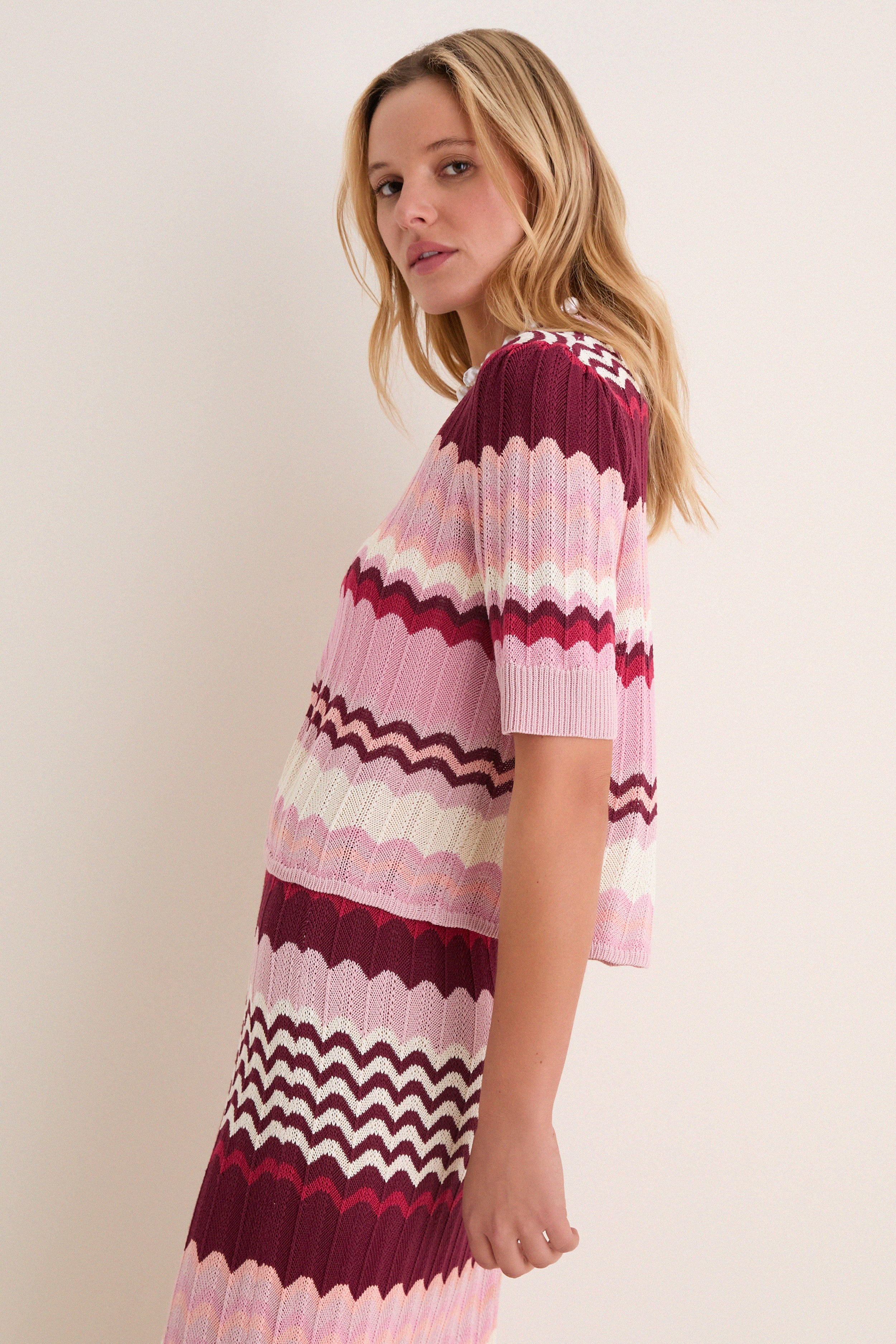 La Vie En Rose Stripe Sylvie Top - Image 4