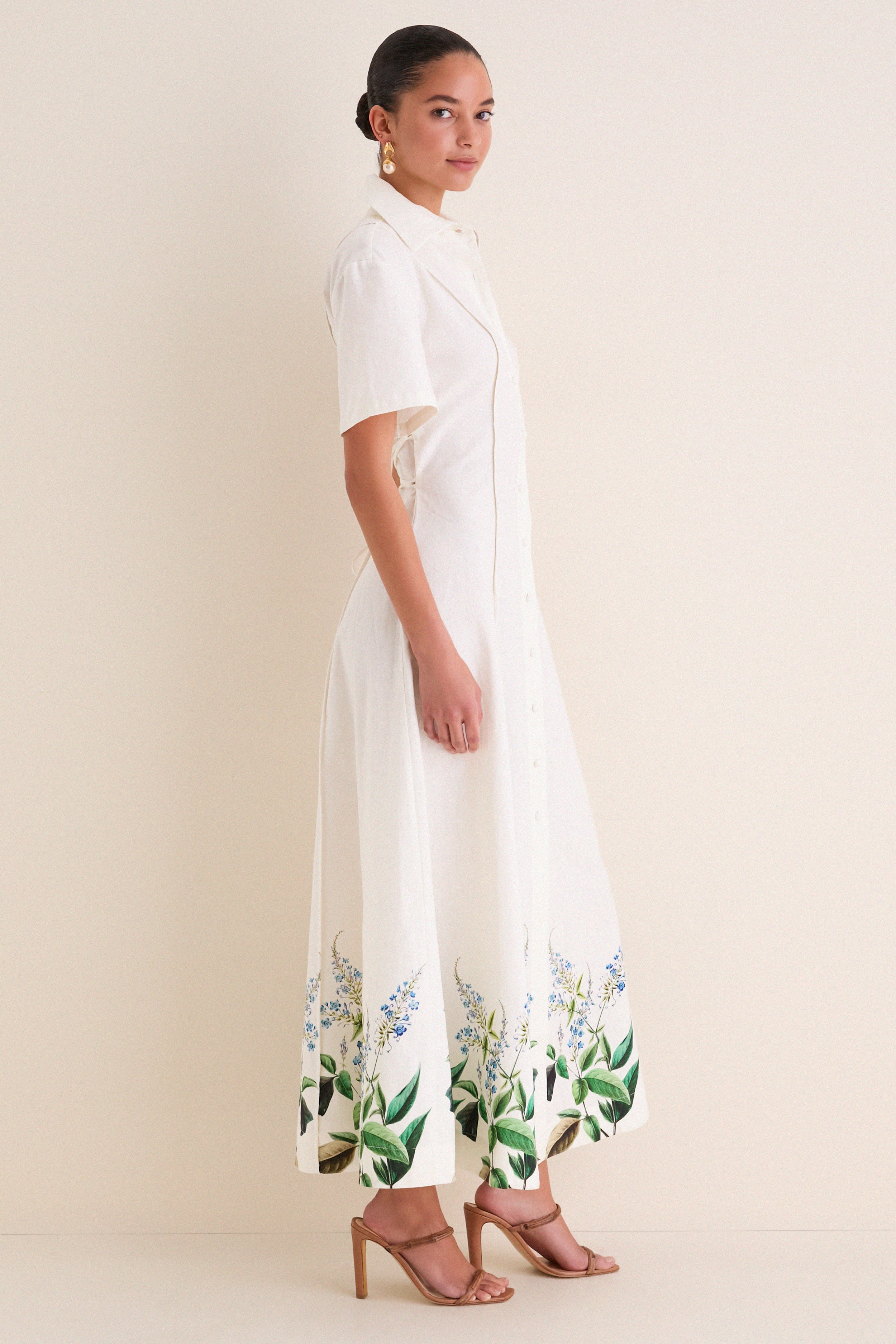 Laurel Bloom Myra Shirt Midi Dress - Image 4