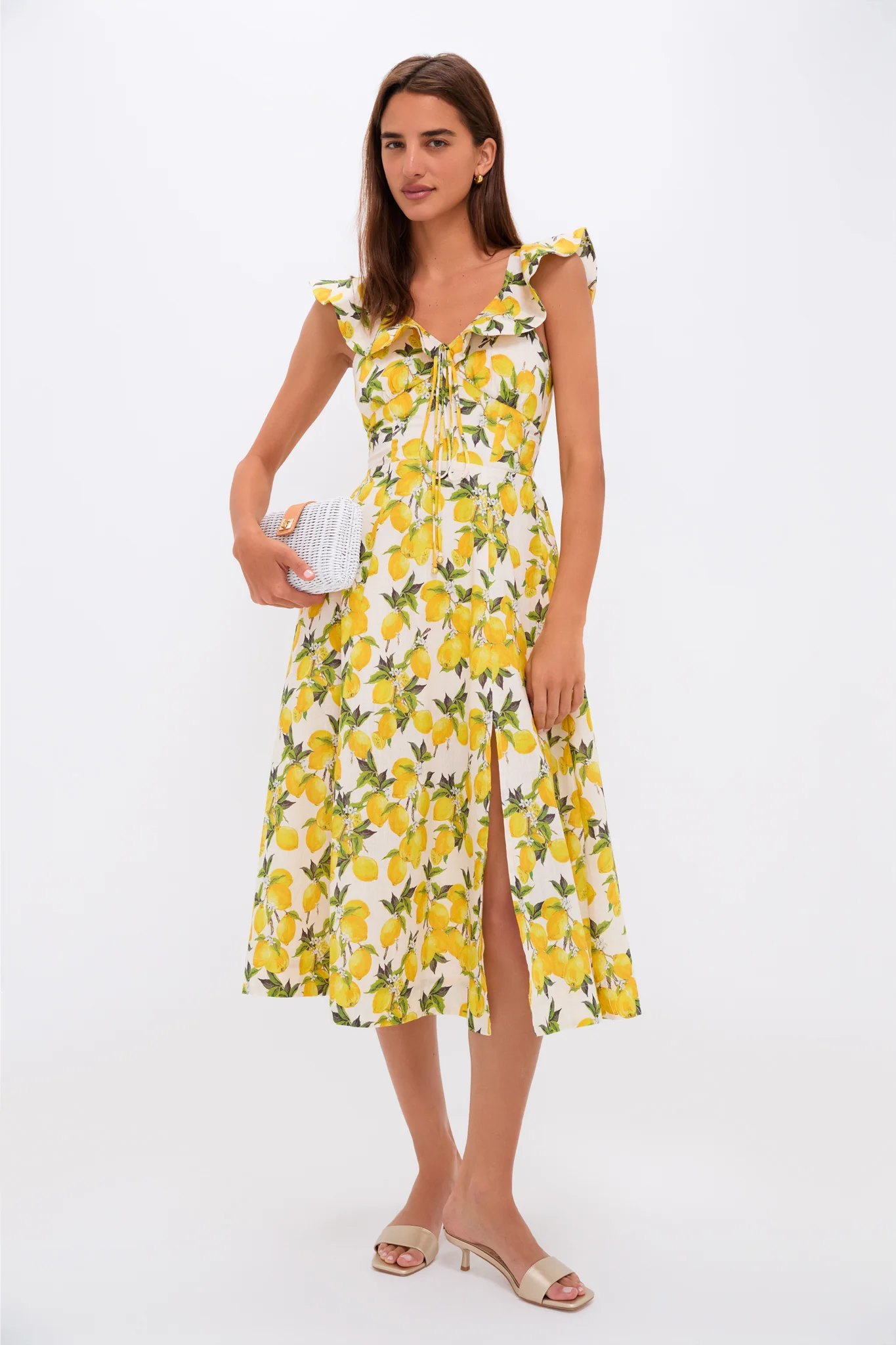 Lemon Blanca Midi Dress - Image 2