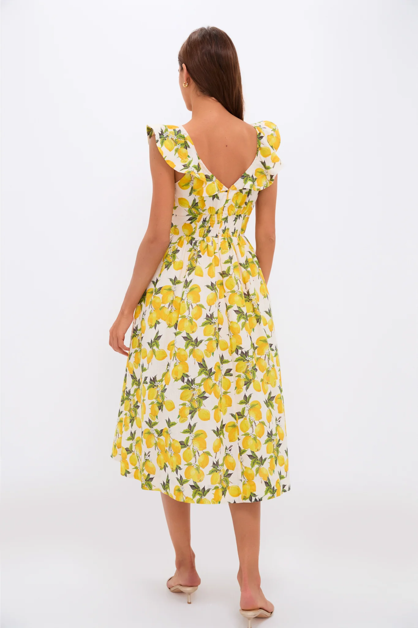Lemon Blanca Midi Dress - Image 4