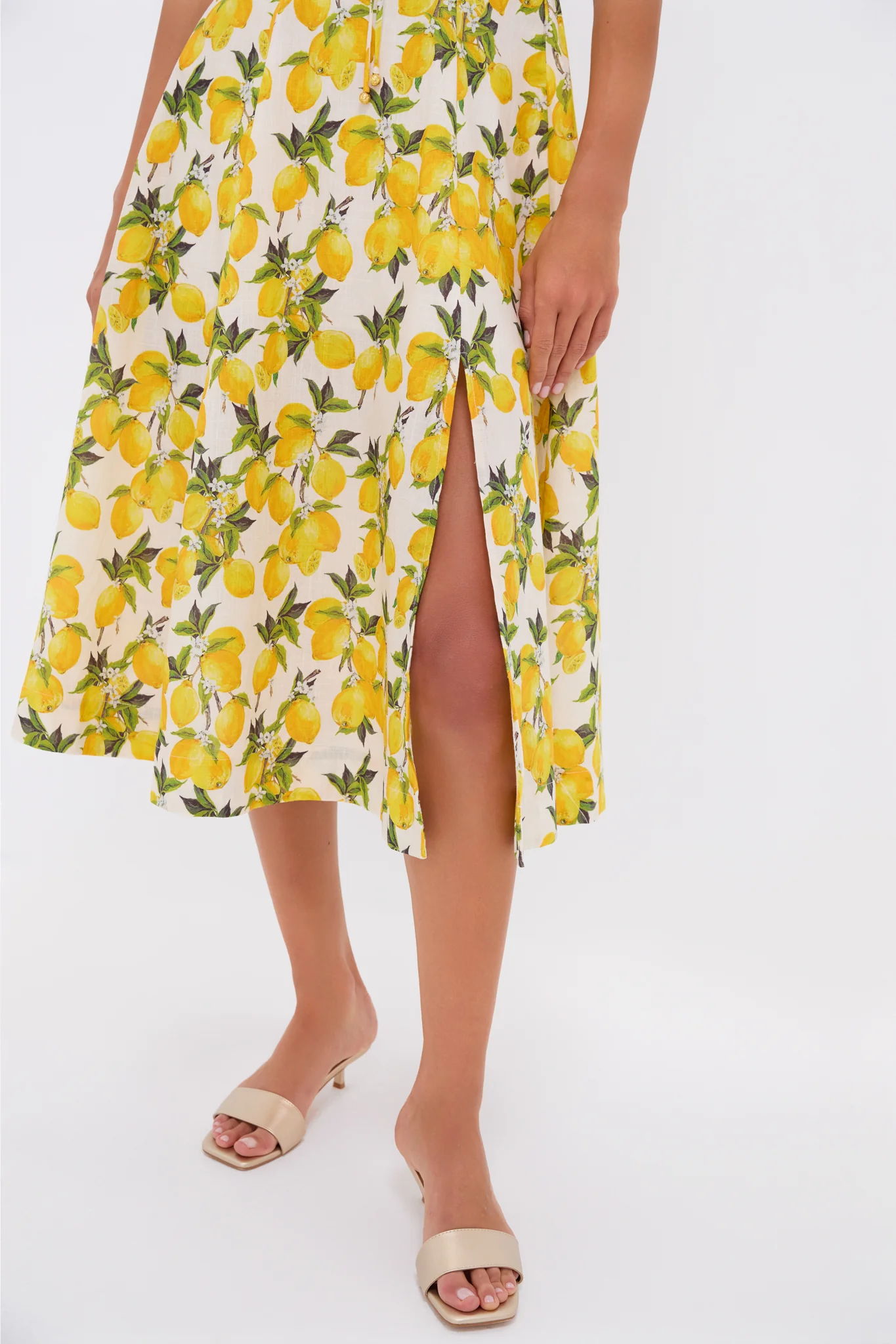 Lemon Blanca Midi Dress - Image 5