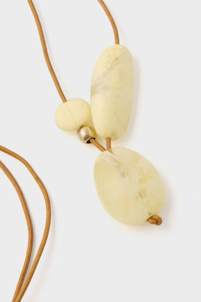 Lemon Brass Rock Cluster Pendant - Image 5