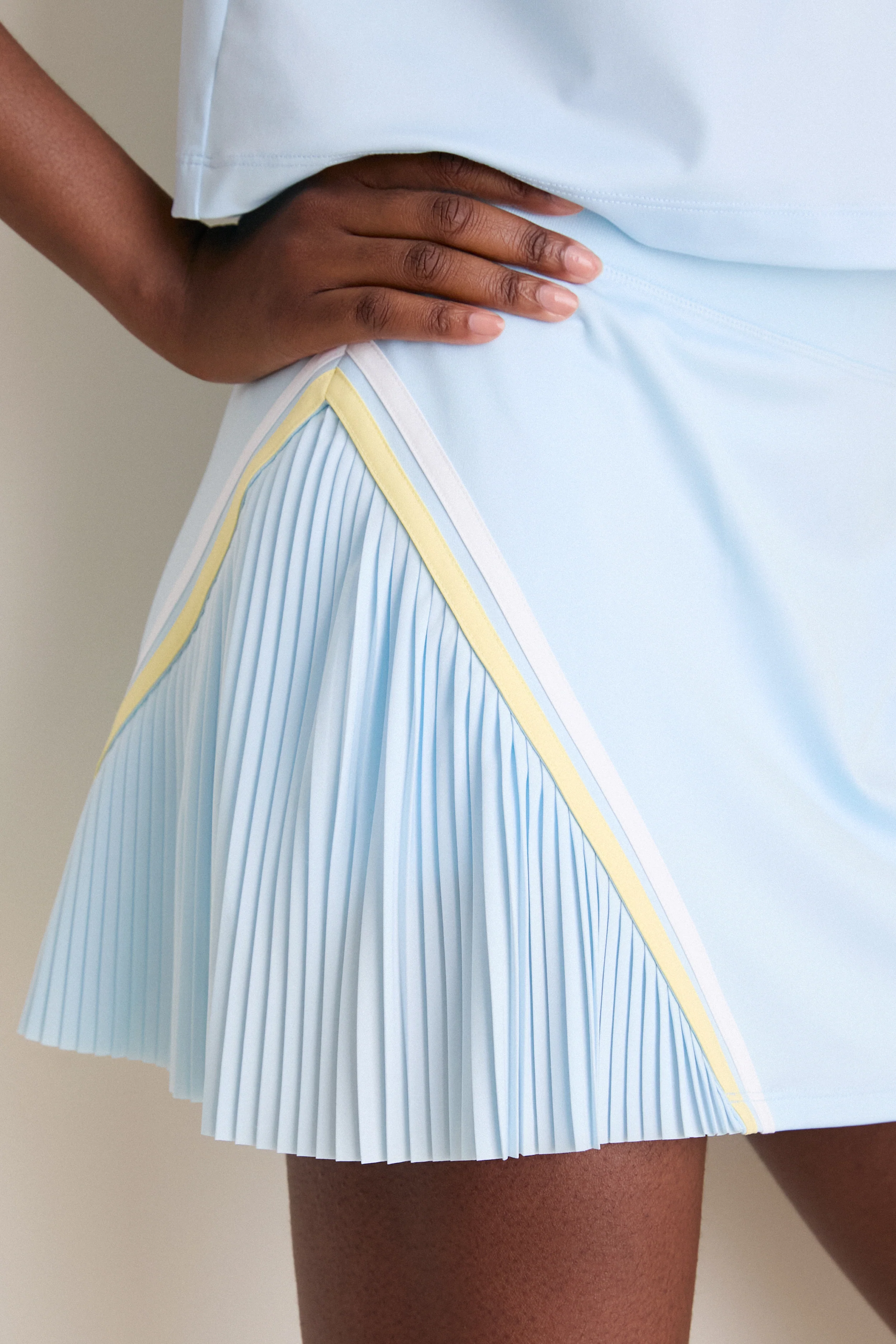 Light Blue Blair Tennis Skirt - Image 5