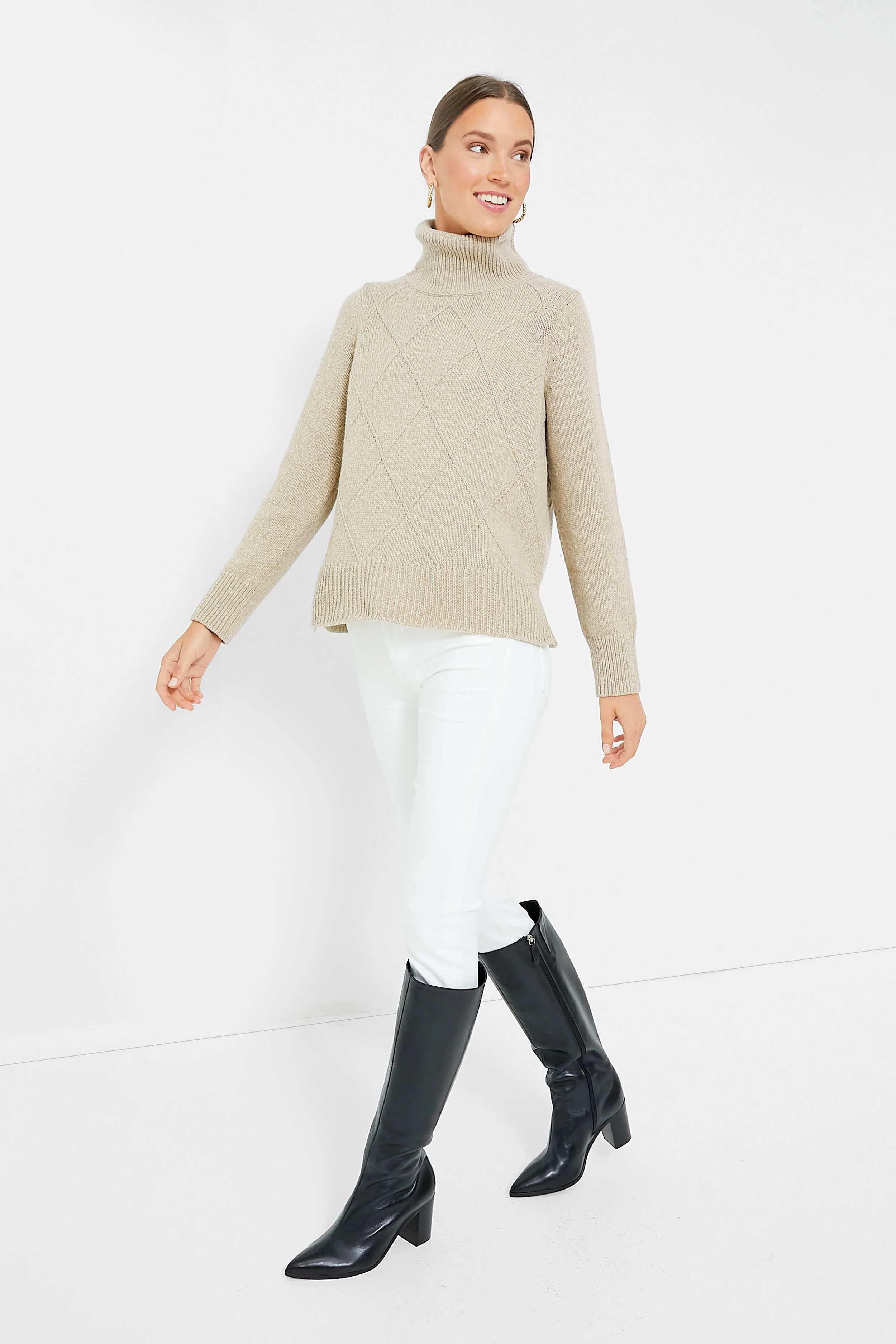 Light Fawn Laverne Knit Sweater - Image 2