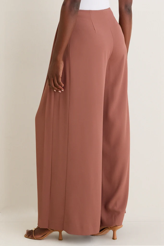Light Mink Nova Pleated Pant - Image 4