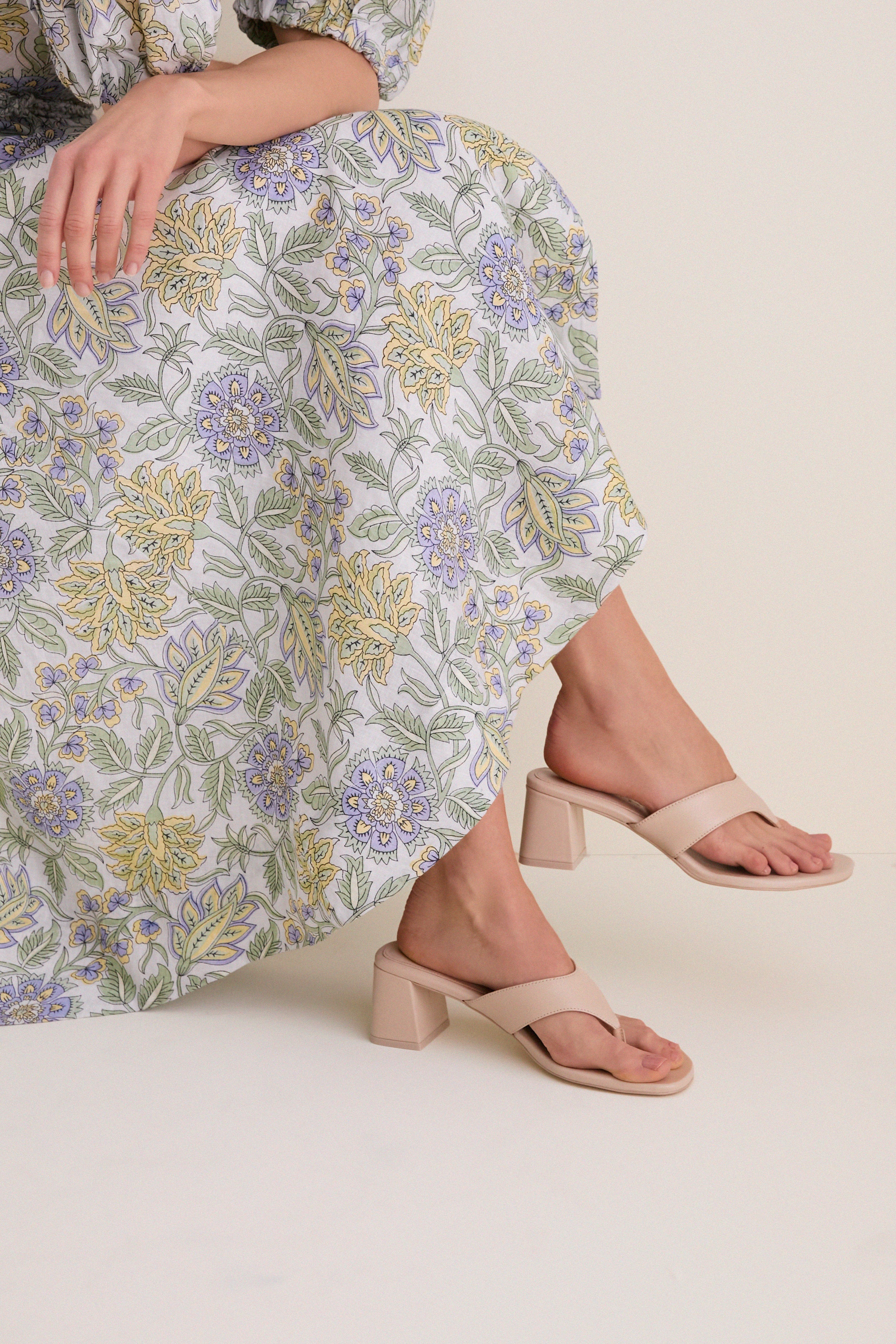 Light Natural Arcee Heels - Image 2