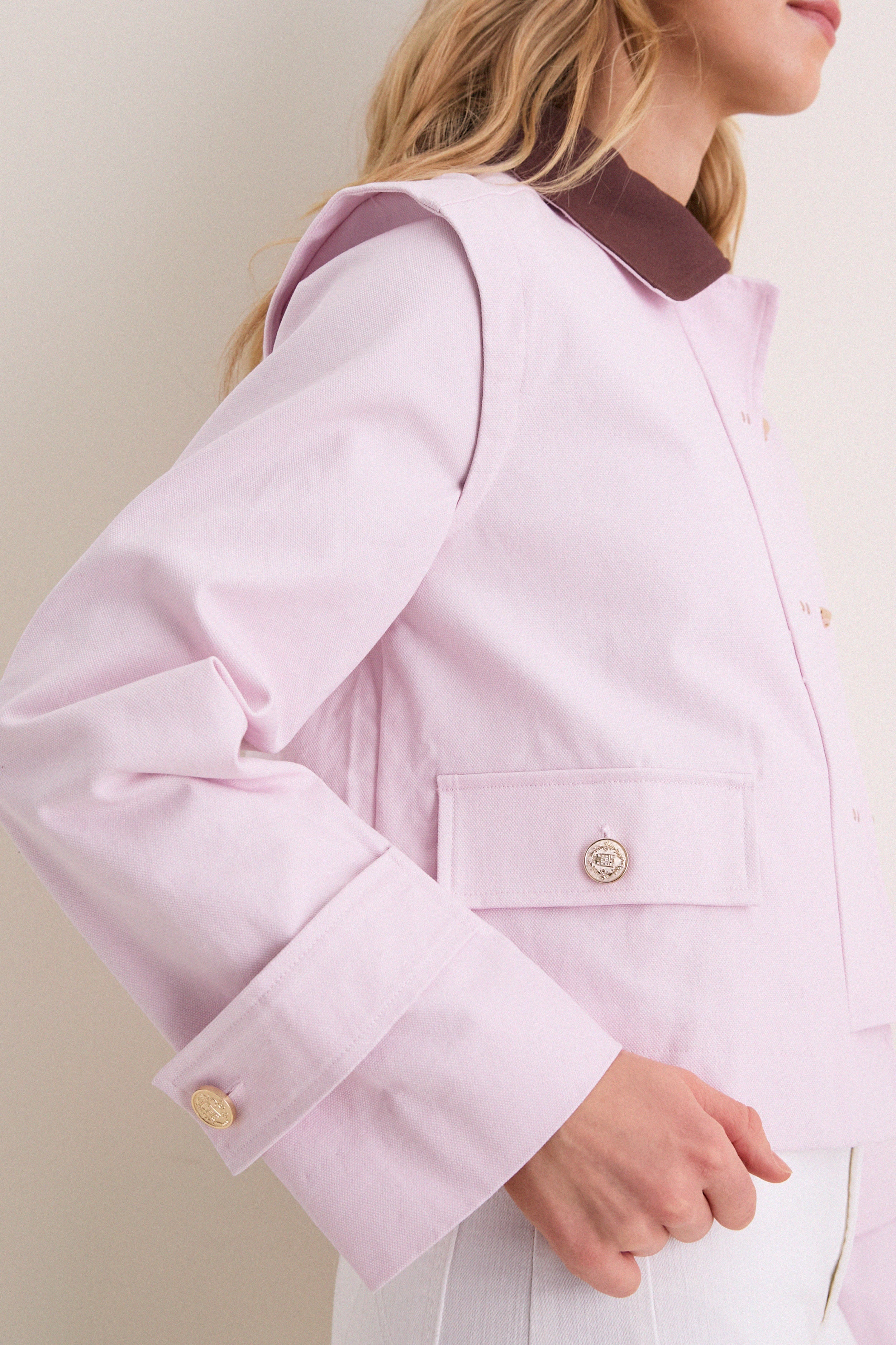 Light Pink Clarisse Barn Jacket - Image 5