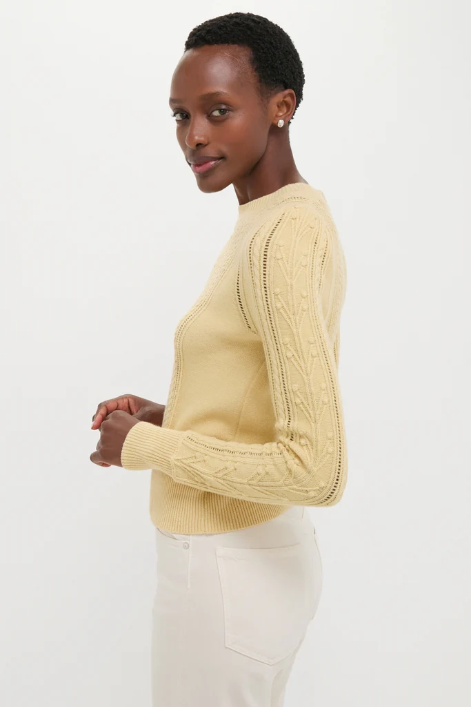 Light Yellow Kalyn Sweater - Image 3