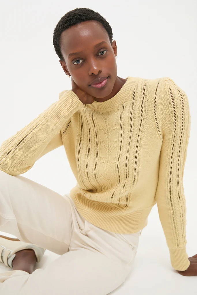 Light Yellow Kalyn Sweater - Image 5