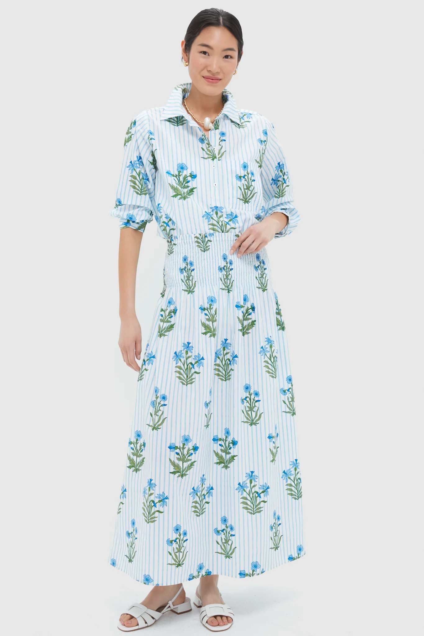 Lily Stripe Alba Skirt - Image 6