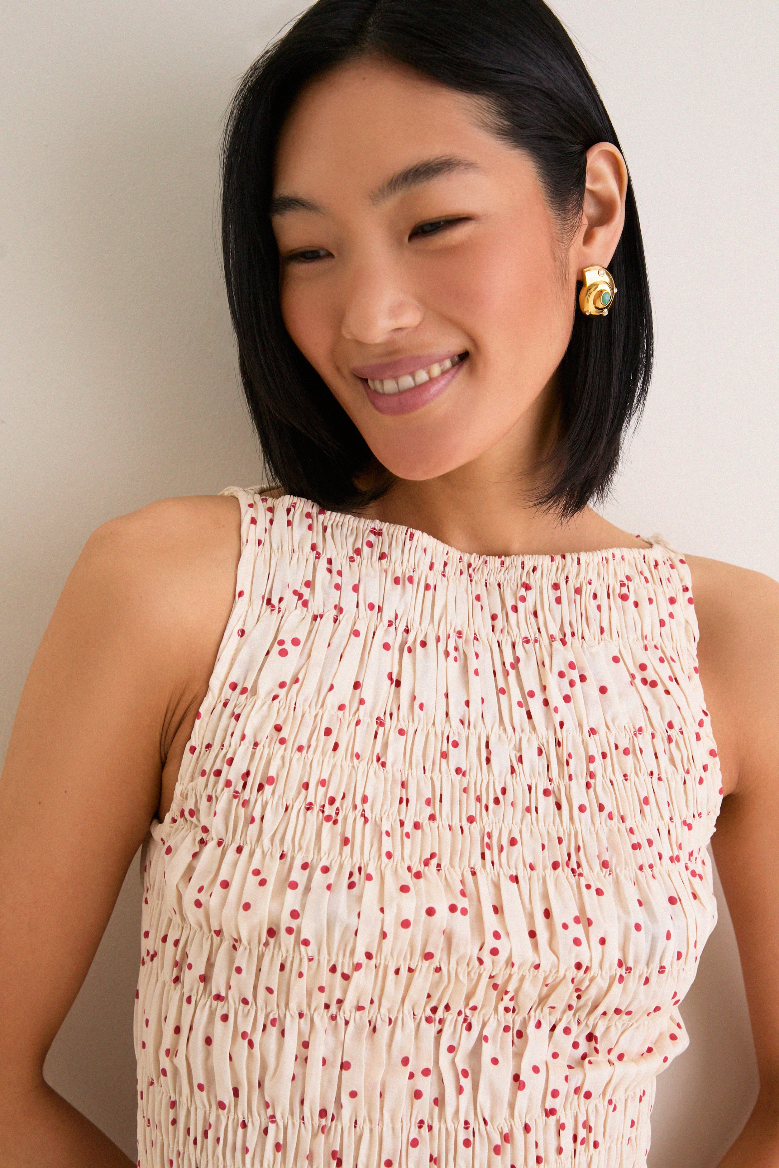 Linnea Dot Panna Sorella Midi Dress - Image 6