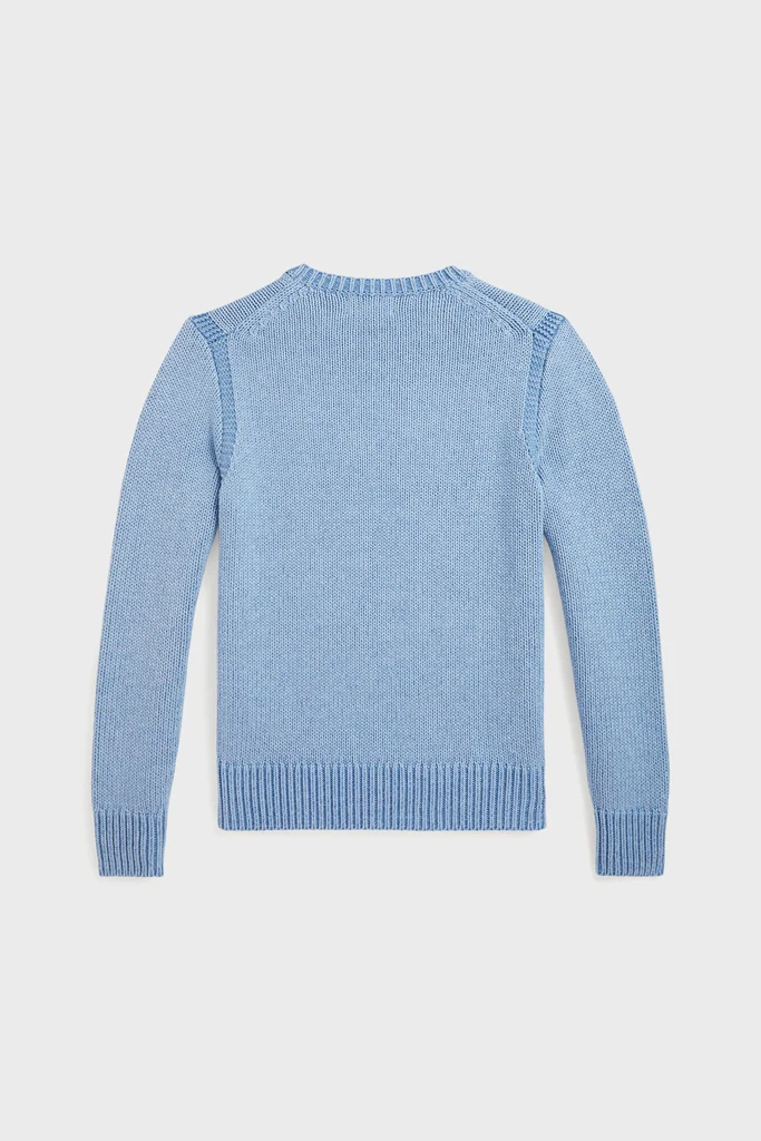 Long-Sleeve Combed Cotton Flag Crewneck Sweater - Image 4