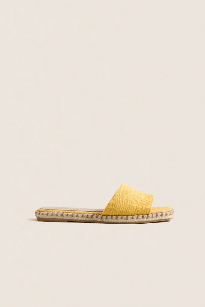 Marigold Canvas Veronica Sandals - Image 4