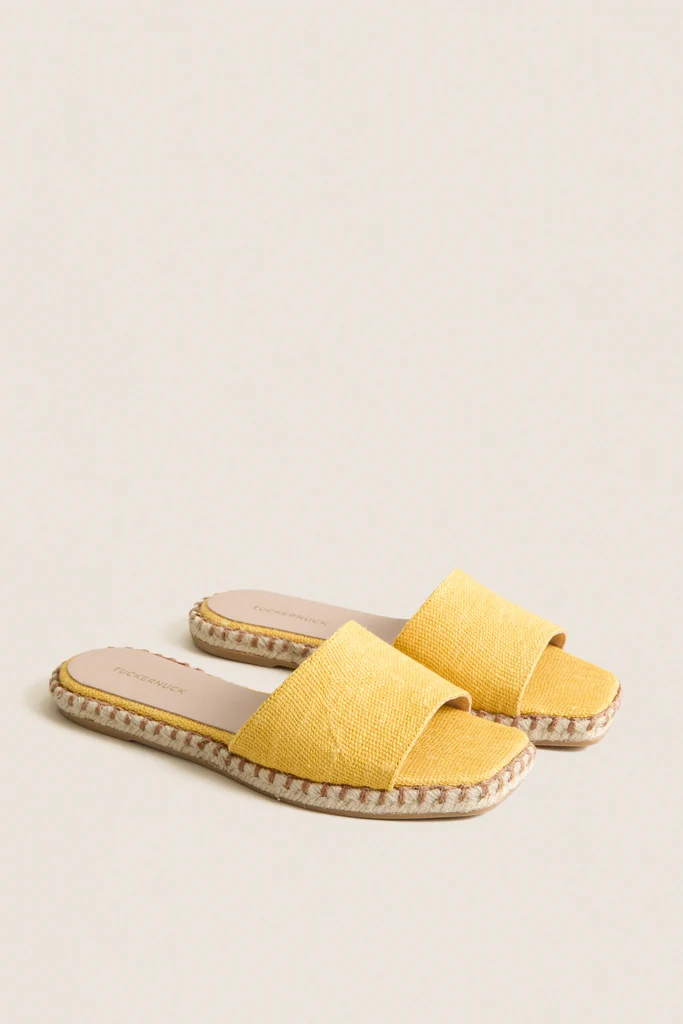 Marigold Canvas Veronica Sandals - Image 5