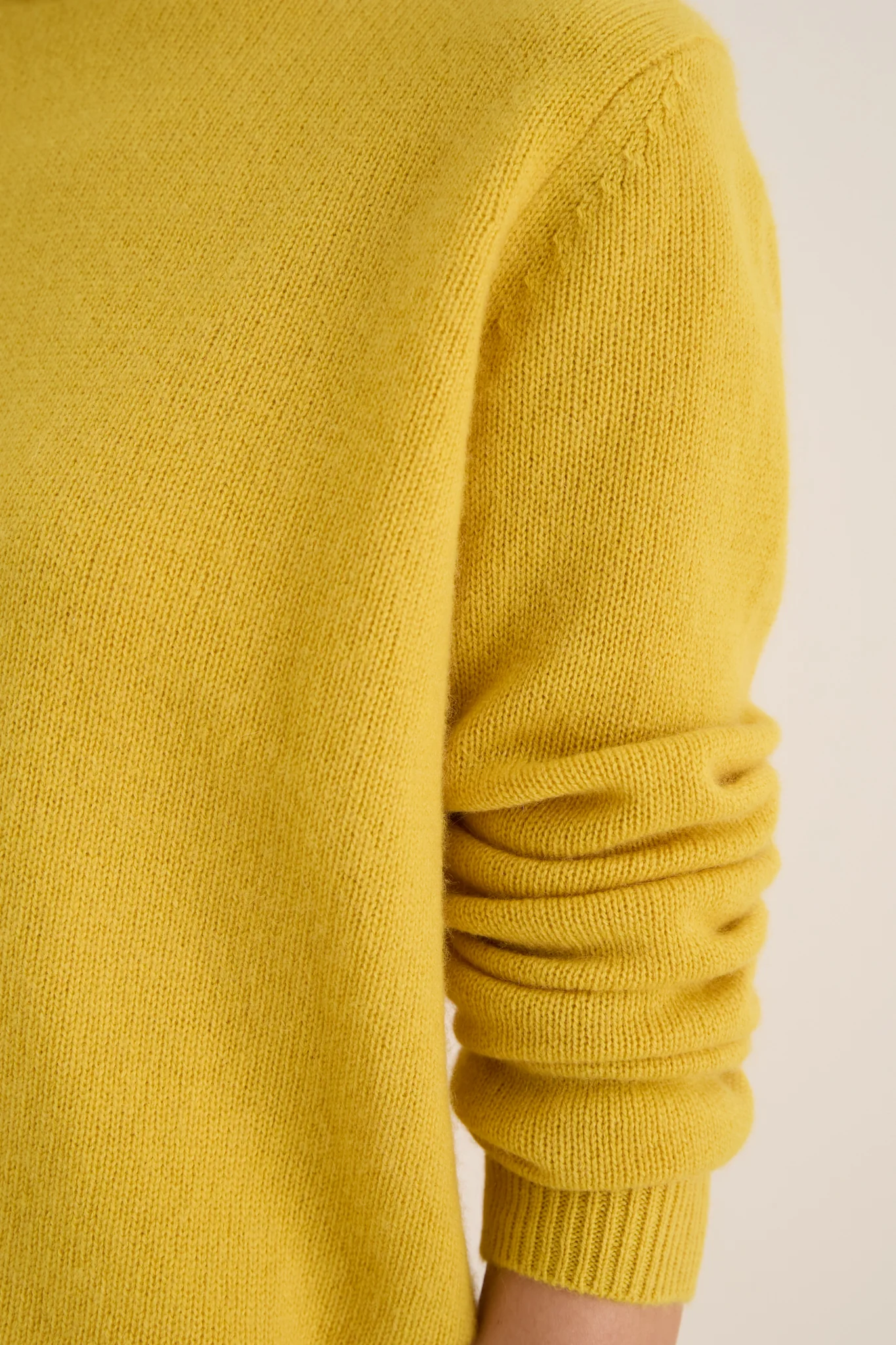 Marigold Cashmere Boyfriend Bodie Crewneck - Image 5