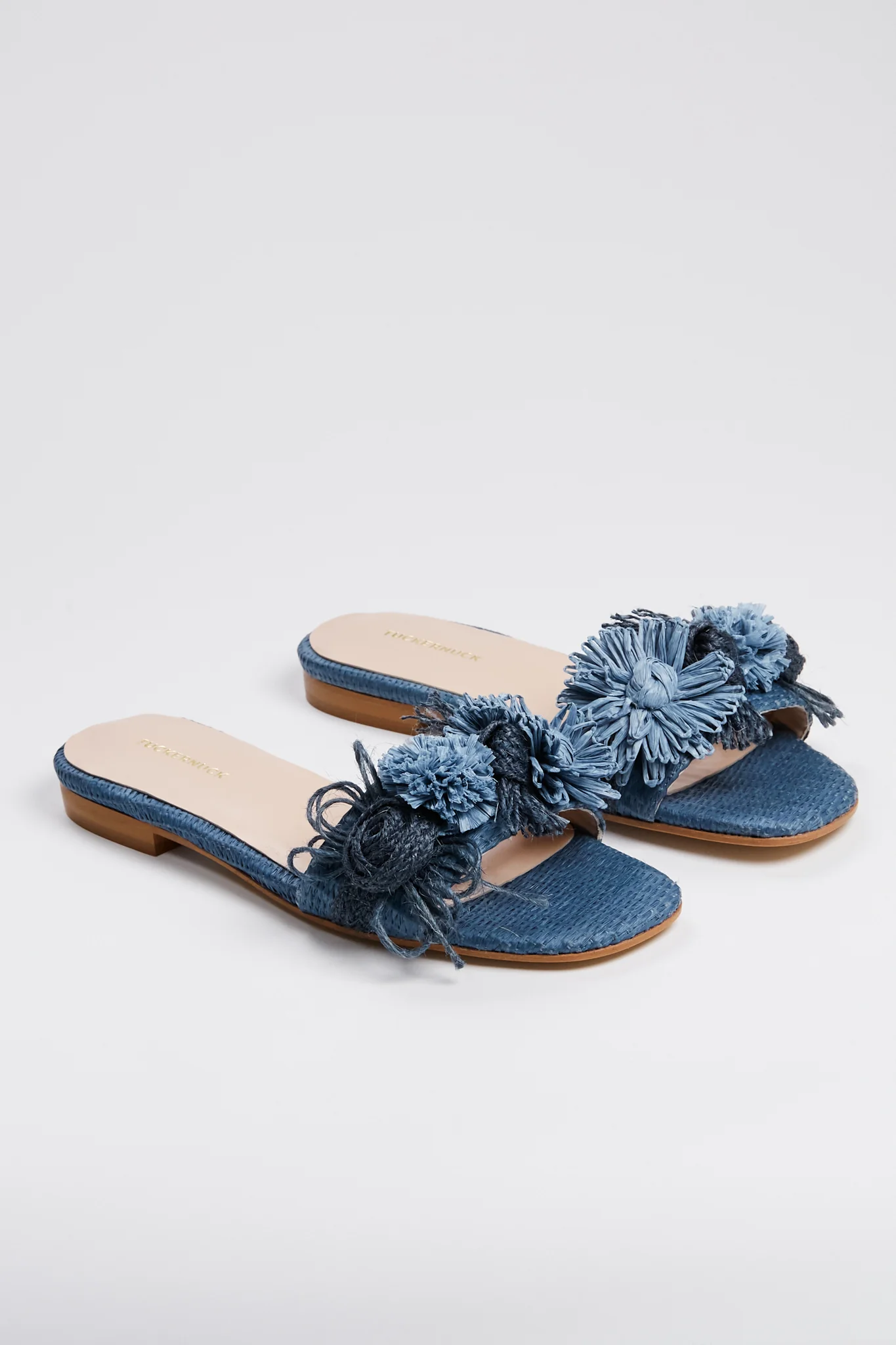Marine Raffia Nicola Sandals - Image 6