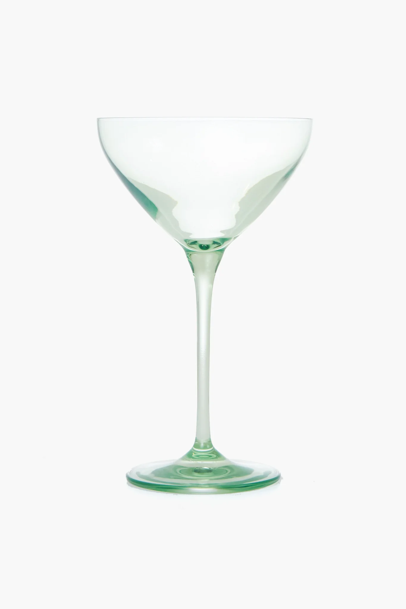 Mint Green Martini Glasses Set of 2