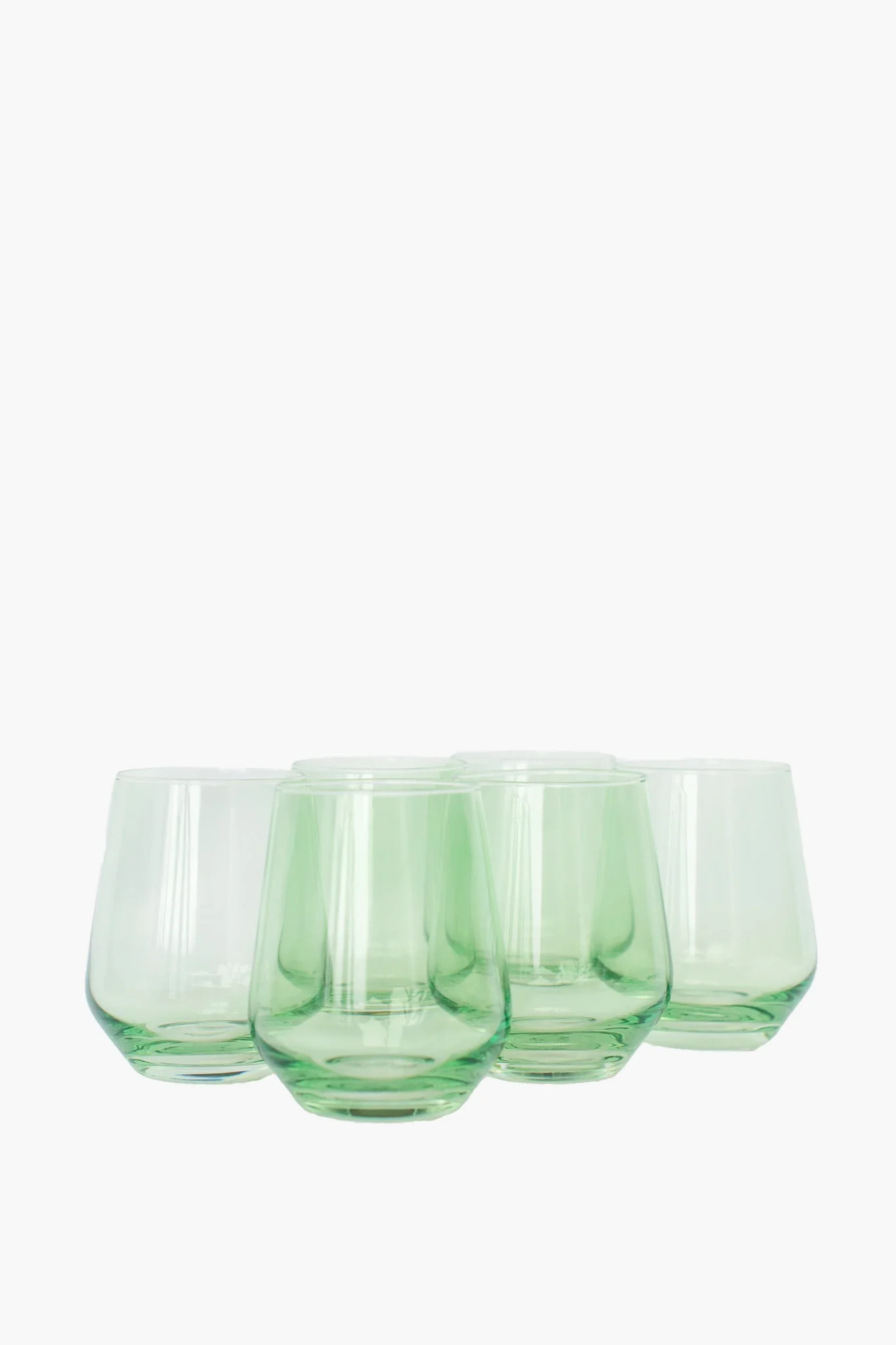 Mint Stemless Wine Glasses Set of 6 - Image 6