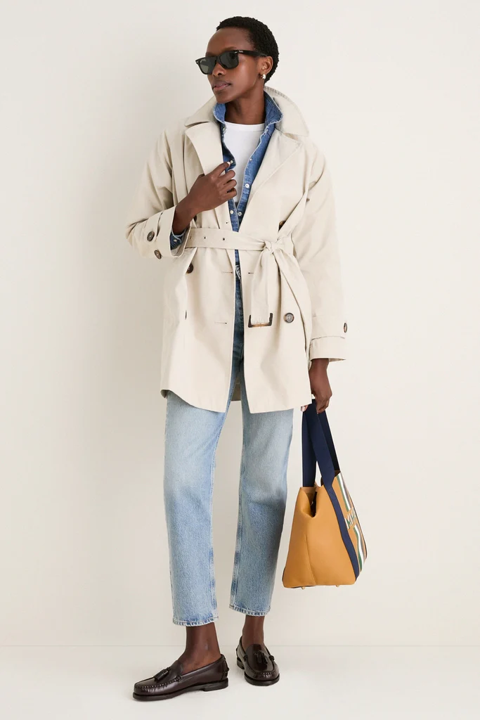 Mist Adare Trench Showerproof Jacket - Image 2