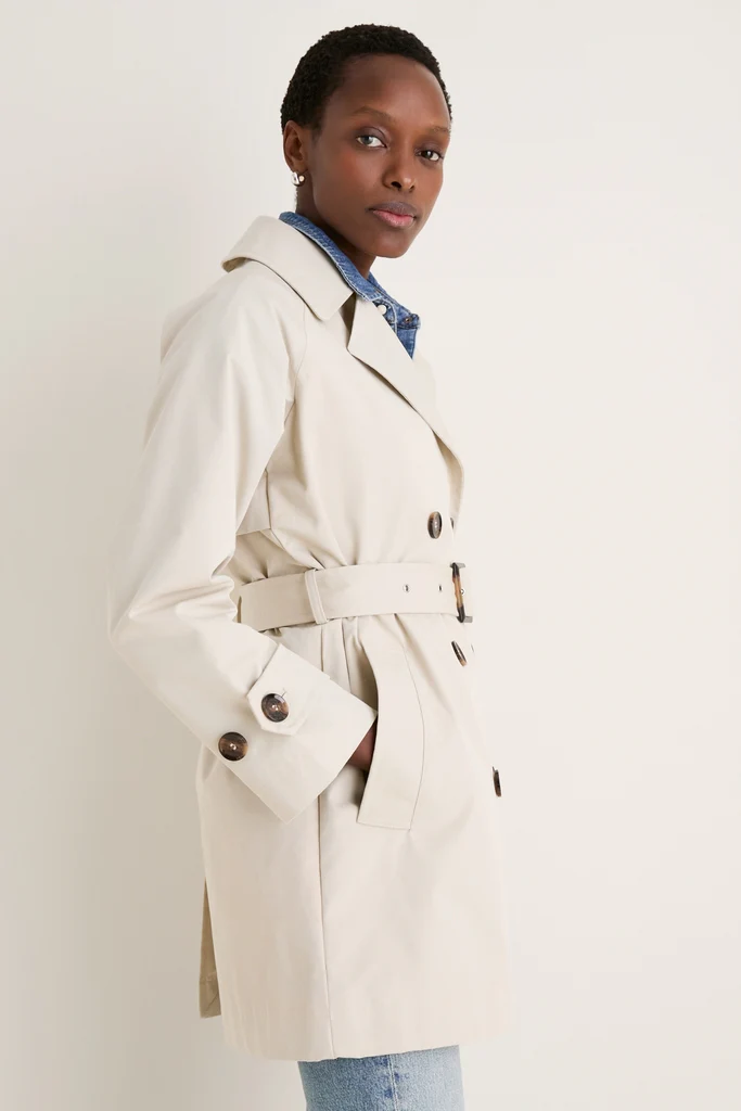 Mist Adare Trench Showerproof Jacket - Image 3