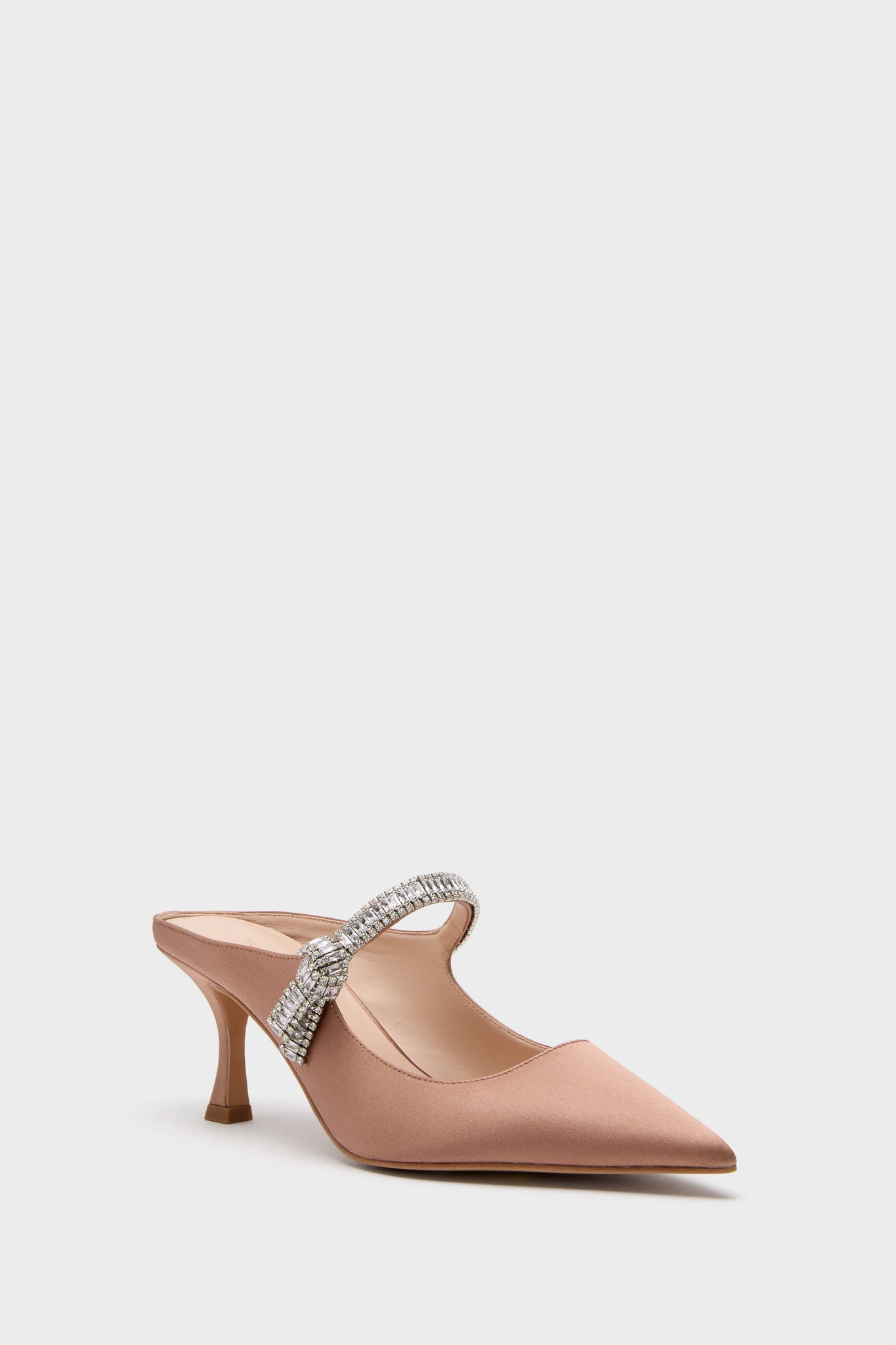Fawn Satin Mae Heels